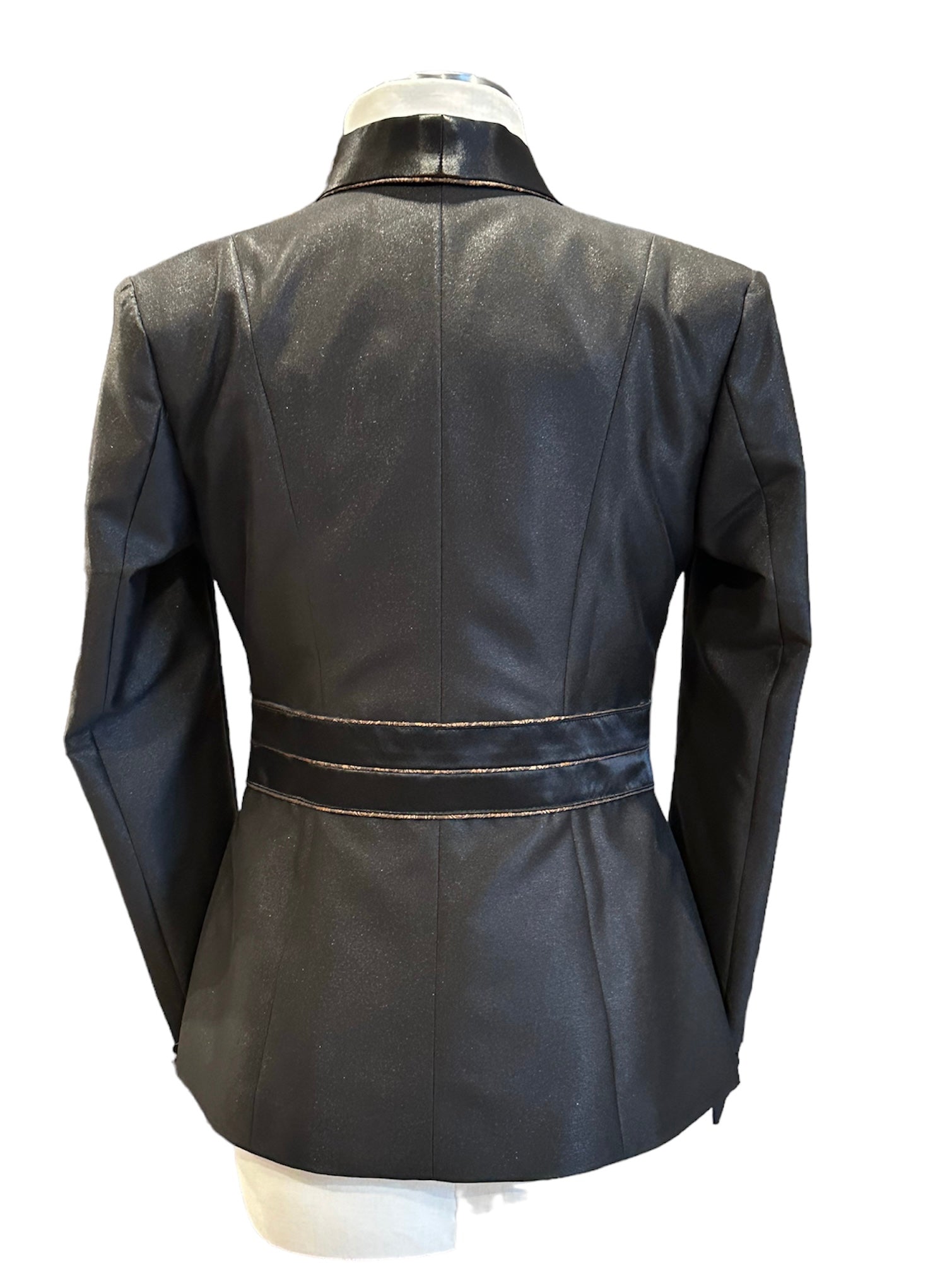 Western Showmanship Suit Black with bronze accents