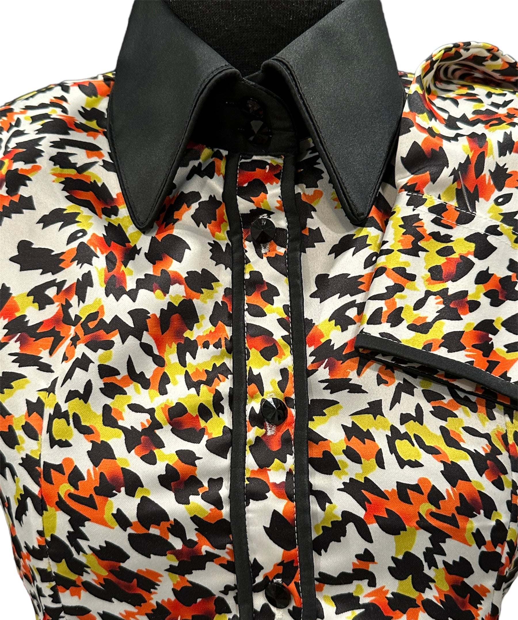Western Show Shirt “Unleash your Wild Side”