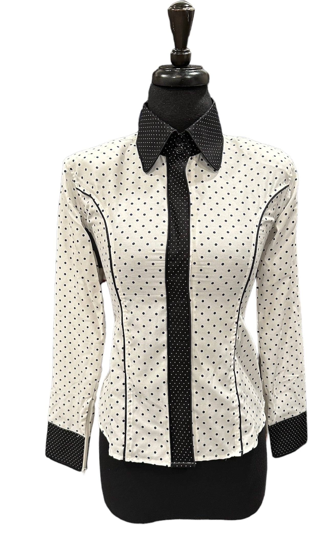 Western Hidden Zipper Shirt “Dot”
