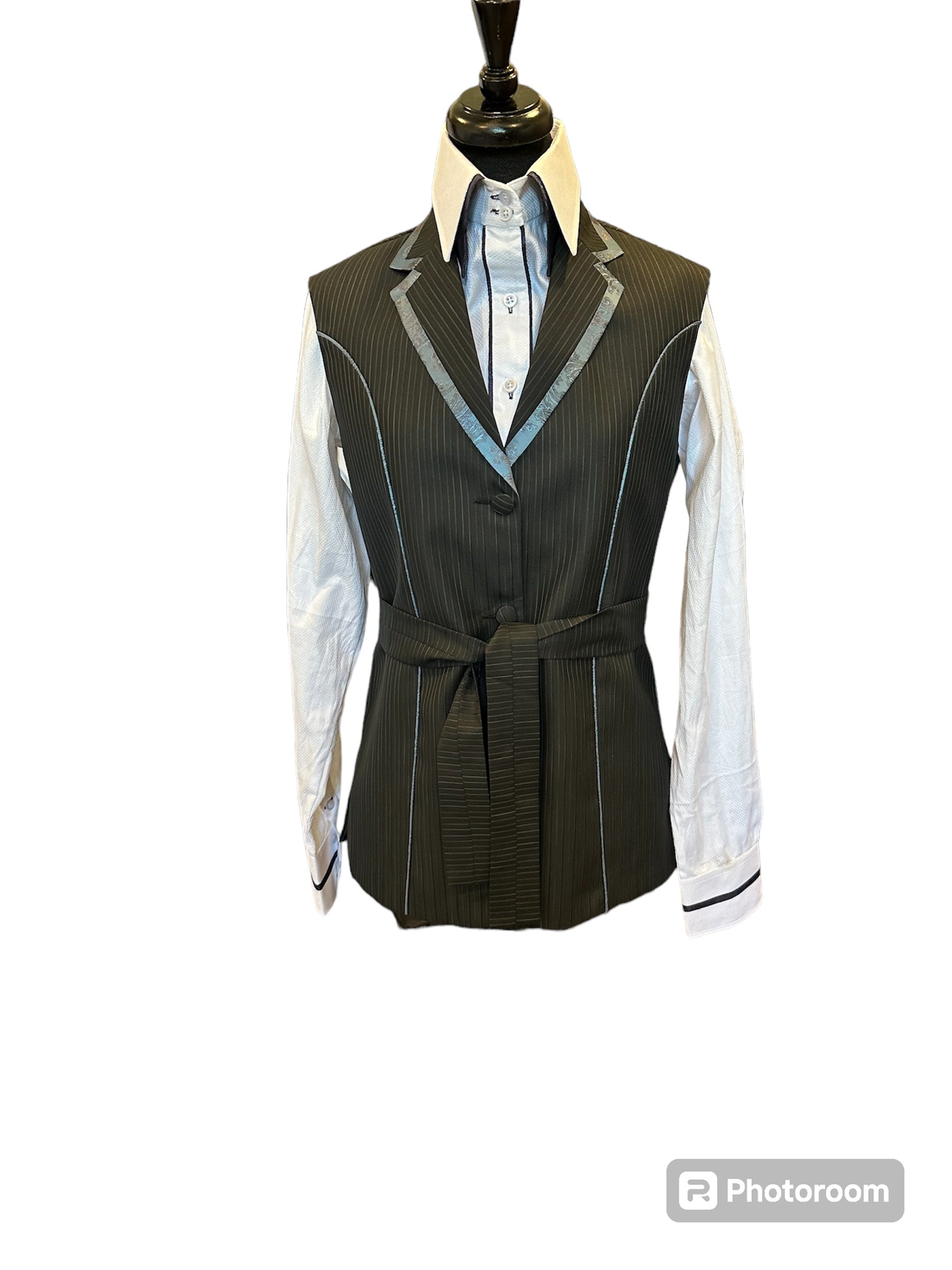 Western Vest Black Stripe
