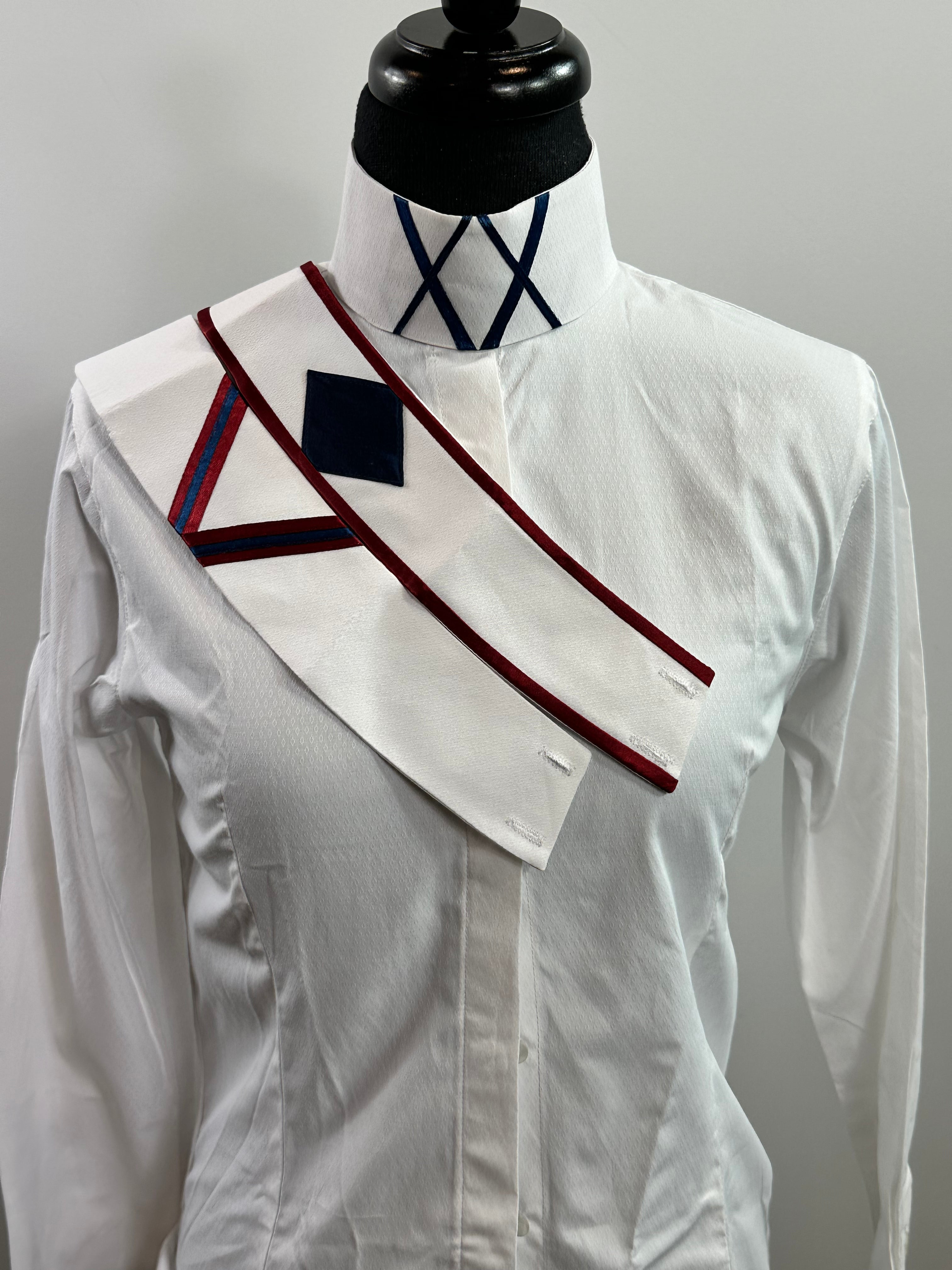 English Show Shirt White Fabric Code N56