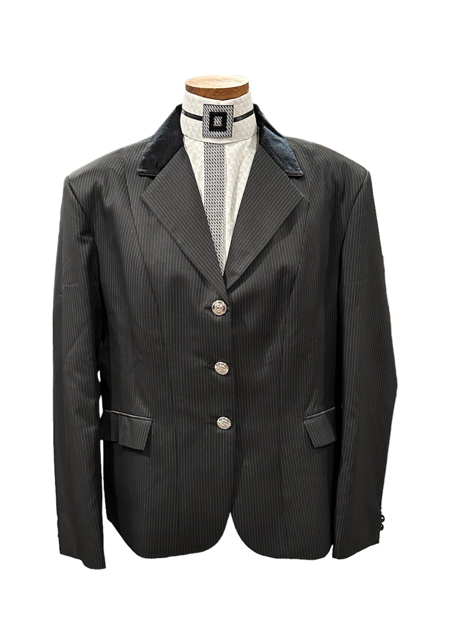 English Show Coat Black Stripe R217