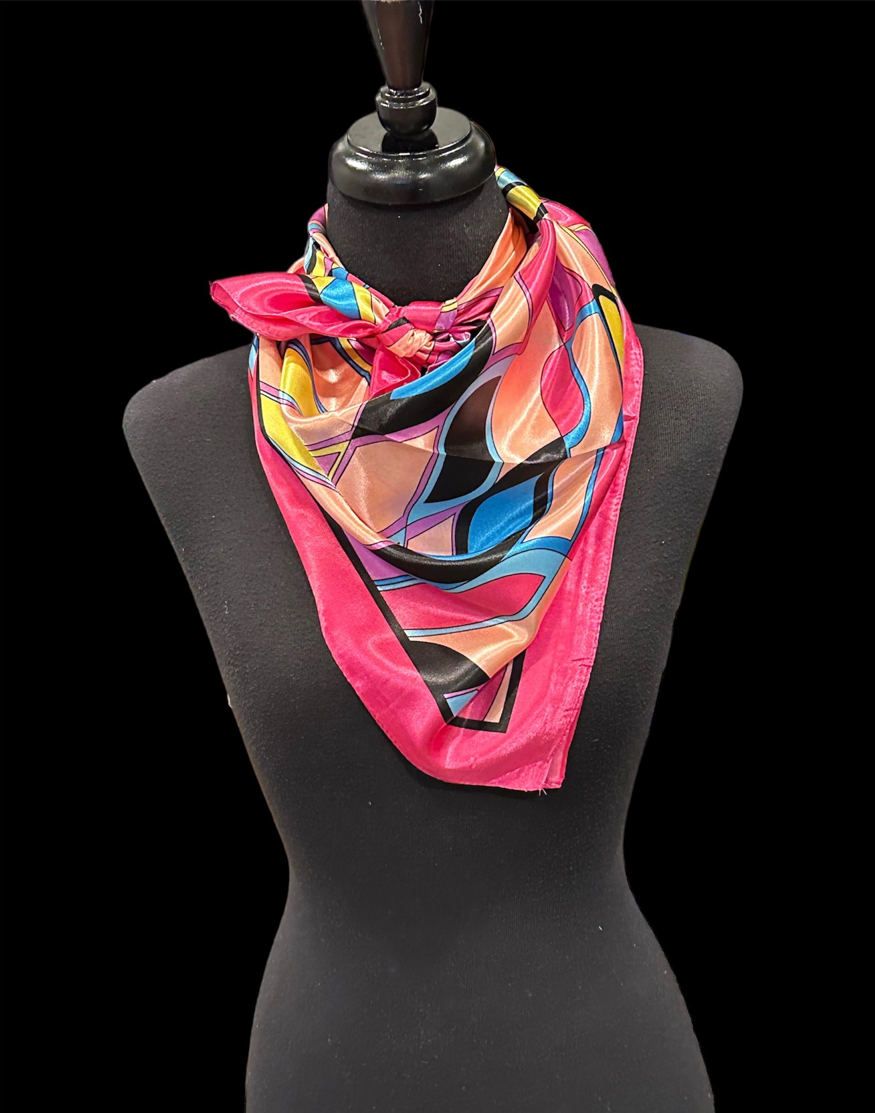 Ranch Scarves Pink Print