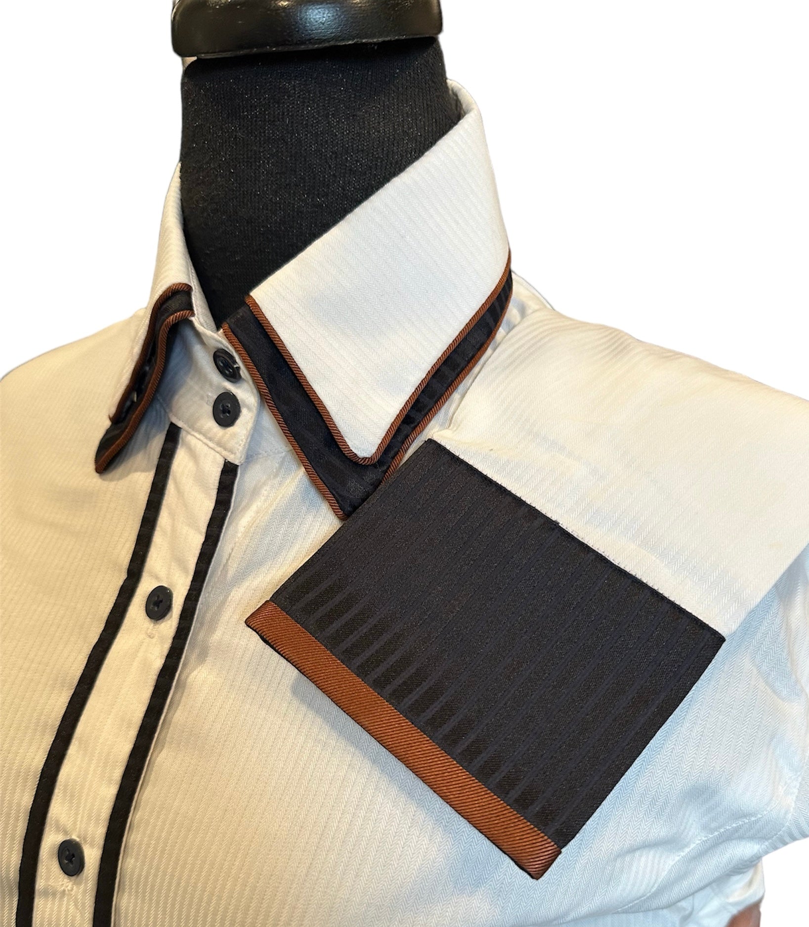 Showmanship Suit Fabric Code HR0105 Navy Self Stripe “Set”