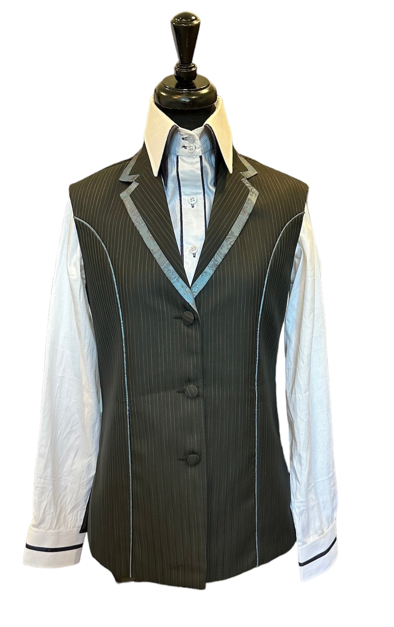 Western Vest Black Stripe