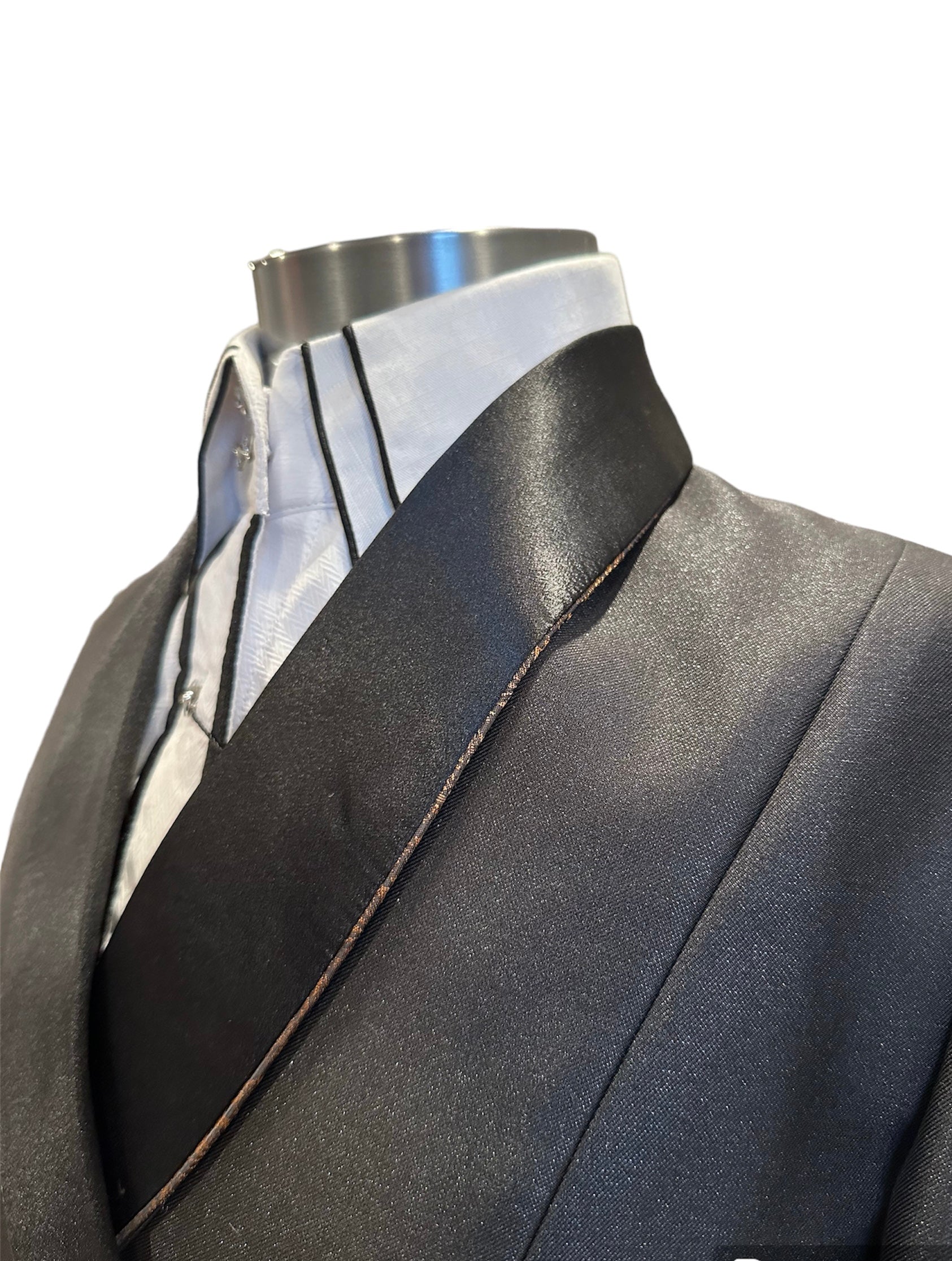 Western Showmanship Suit Black with bronze accents