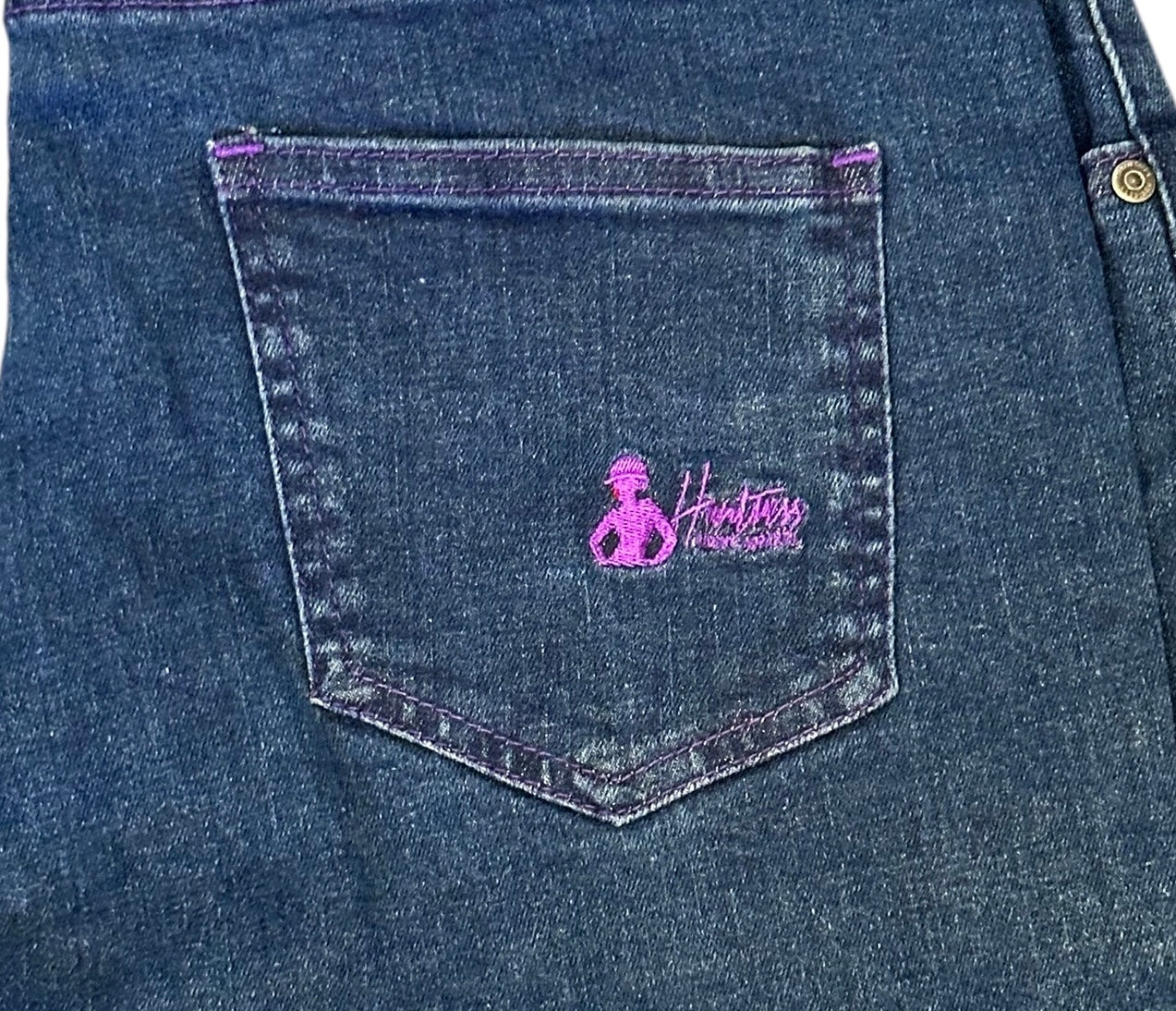 Huntress Jeans Purple Stitching (LAST CHANCE) 🚨SALE🚨