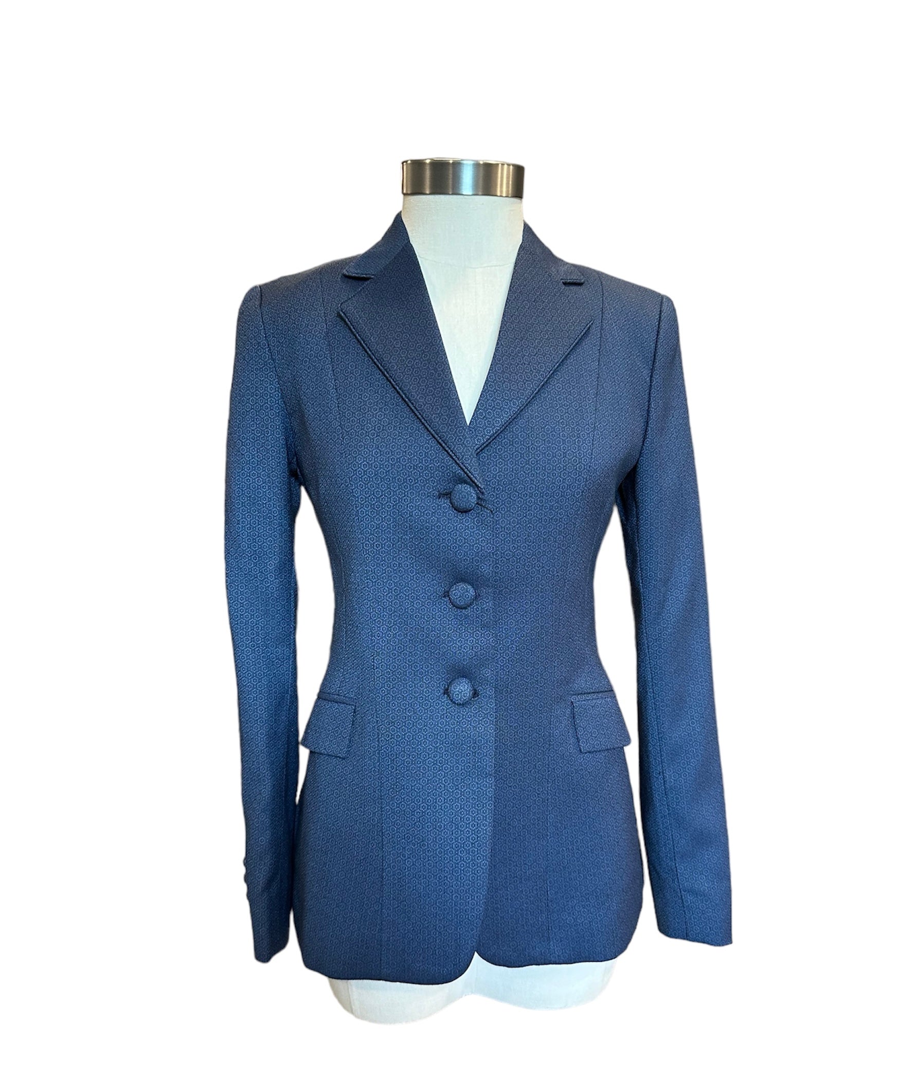English Show Coat Navy Fabric Code r307