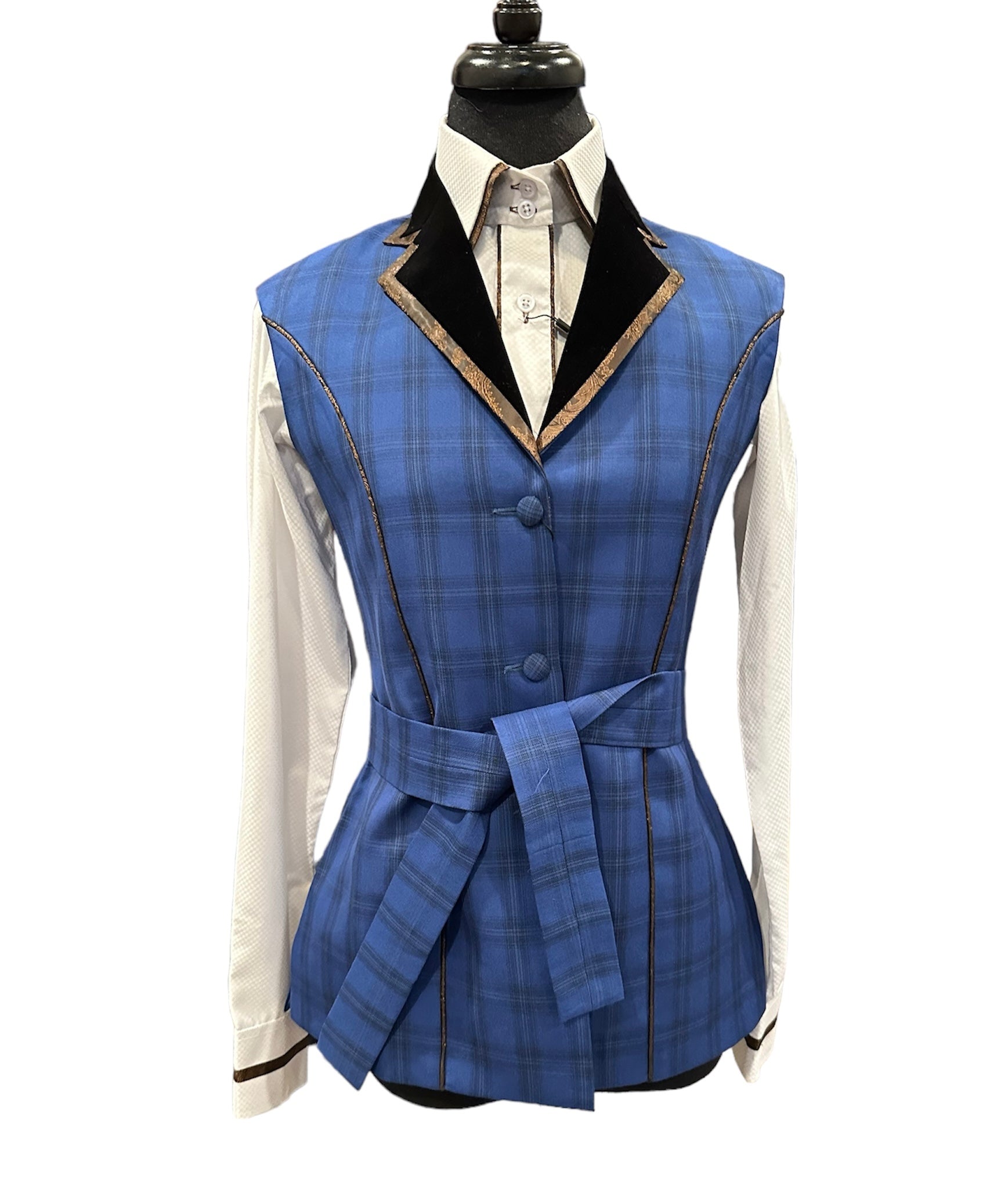 Western Vest with removable Belt and Shirt SET