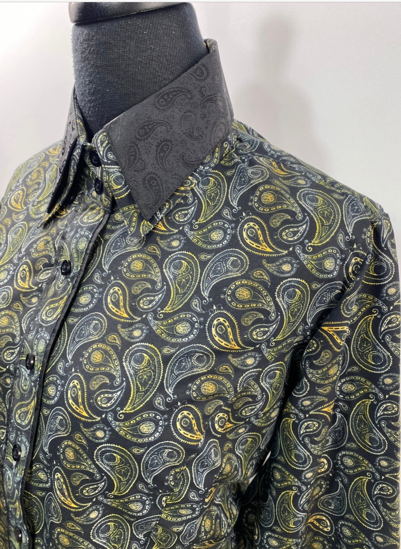 Western Button Up Paisley