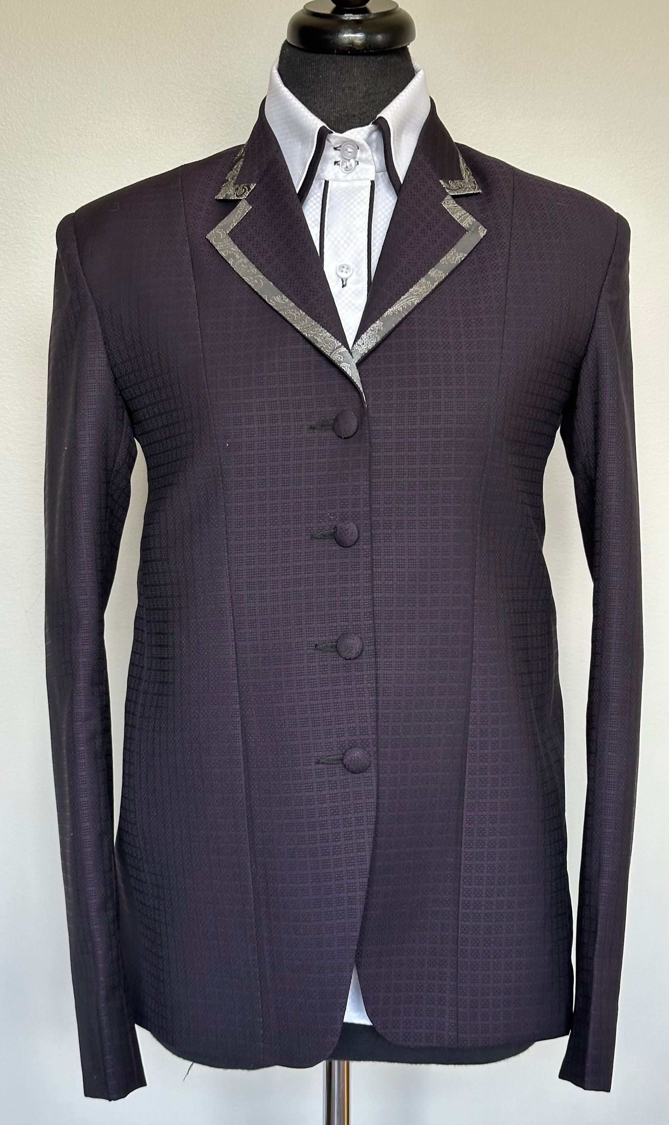 Western Showmanship Suit “SET” Plum with black undertones