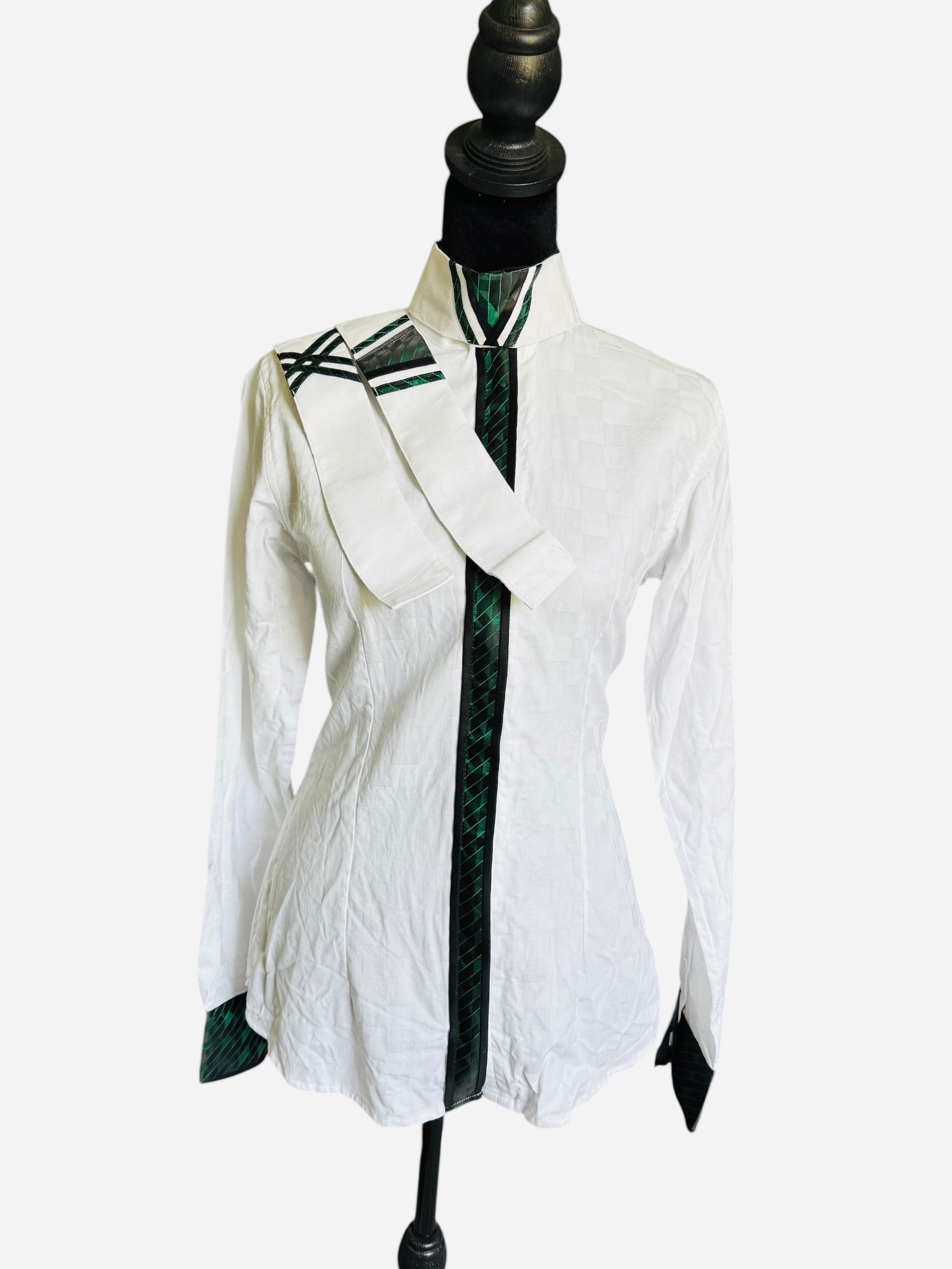 English Show Shirt “HIDDEN” Zipper Fabric Code INDEJ13