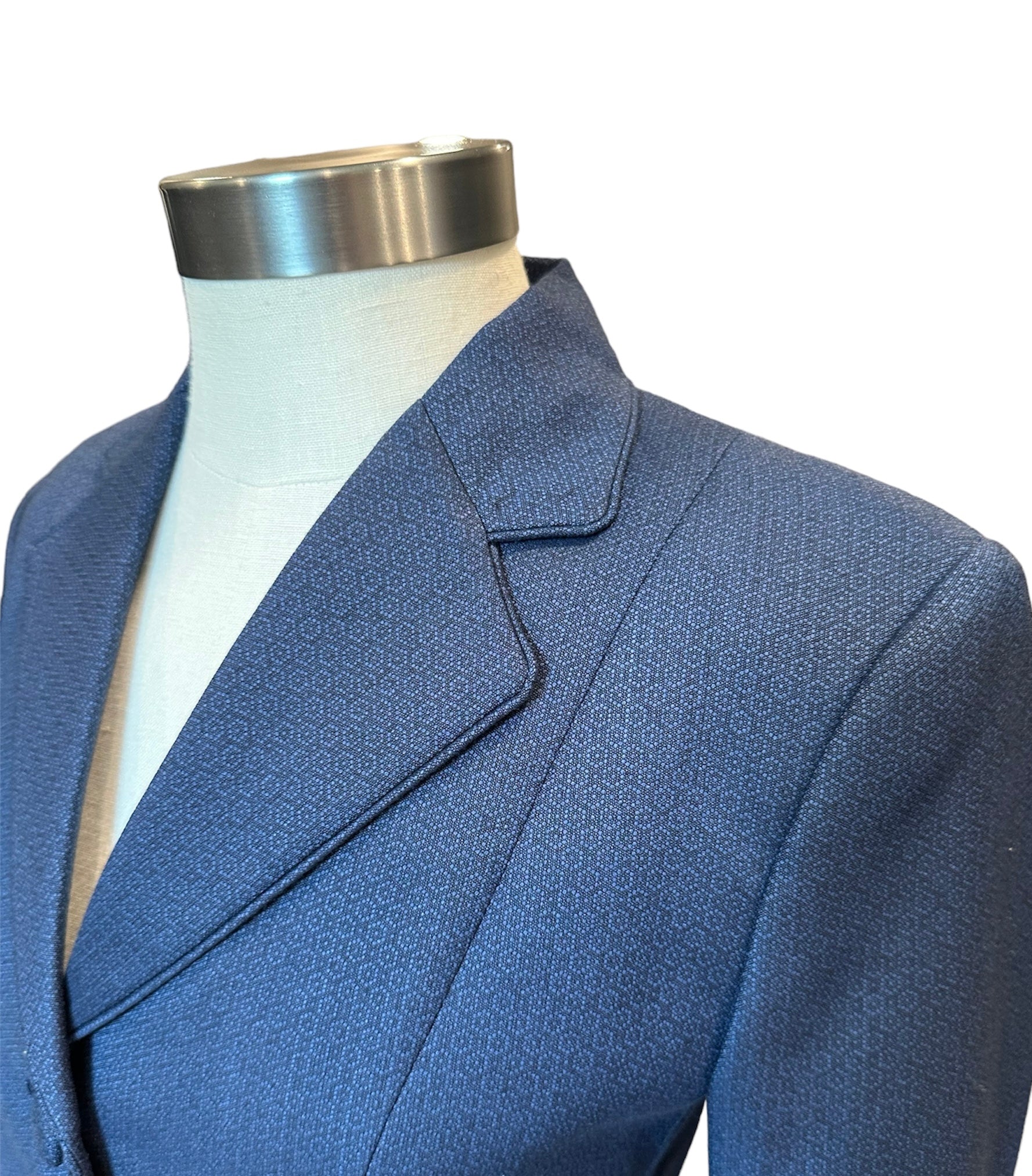 English Show Coat Navy Fabric Code r307