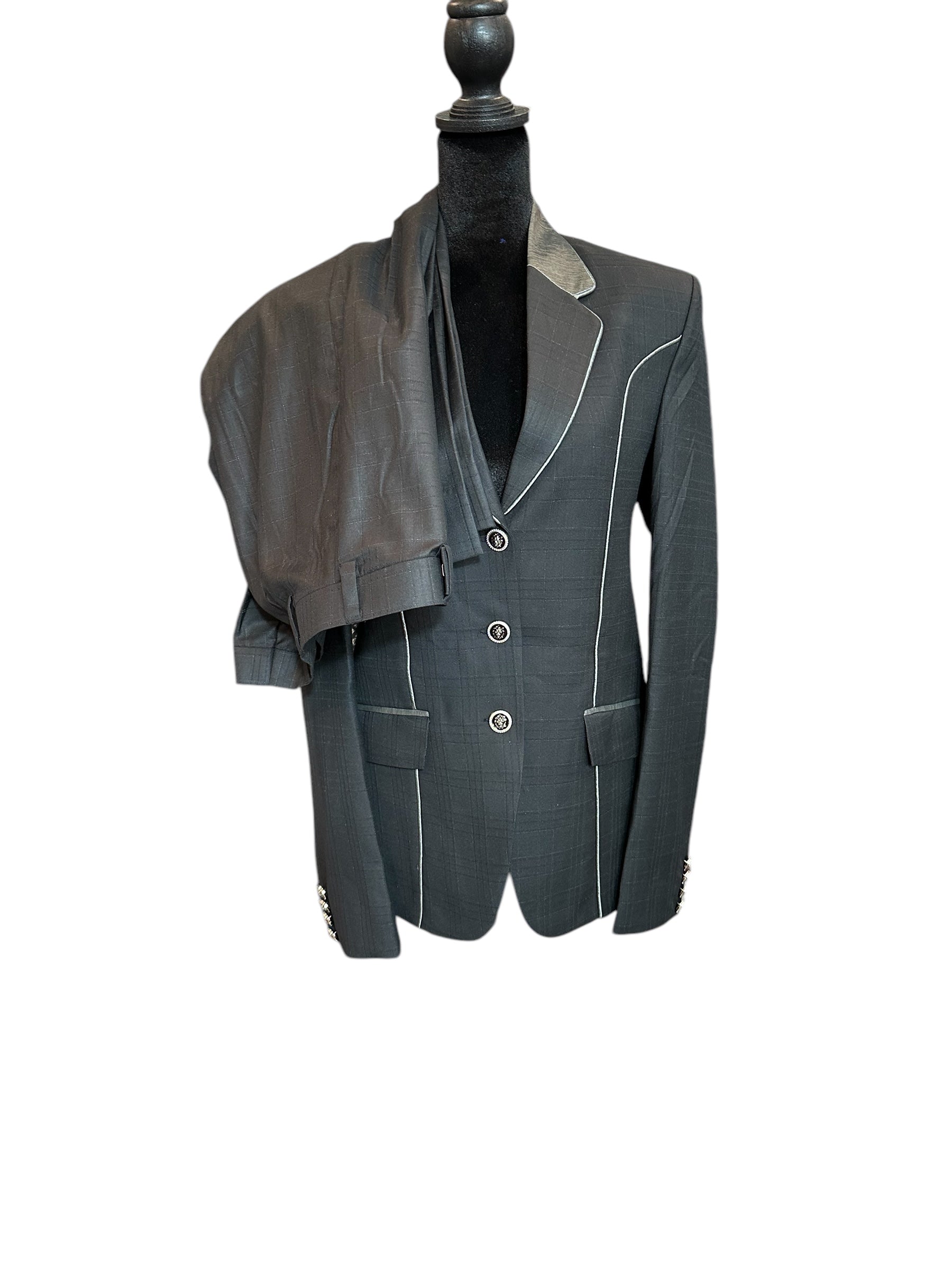 ‼️NEW‼️Western Showmanship Suit Black with Silver