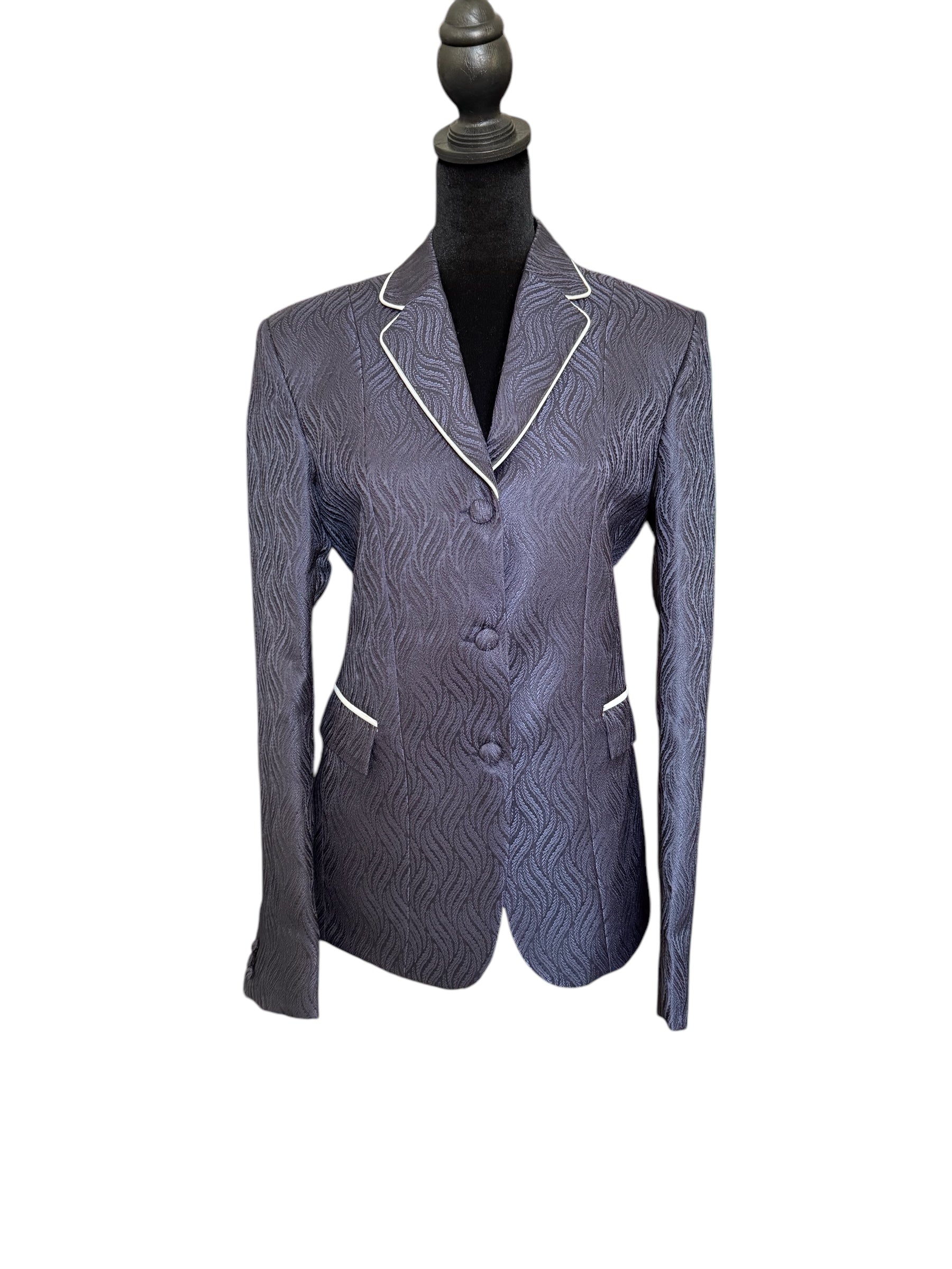 English Show Coat Navy with silver “ONE ONLY”