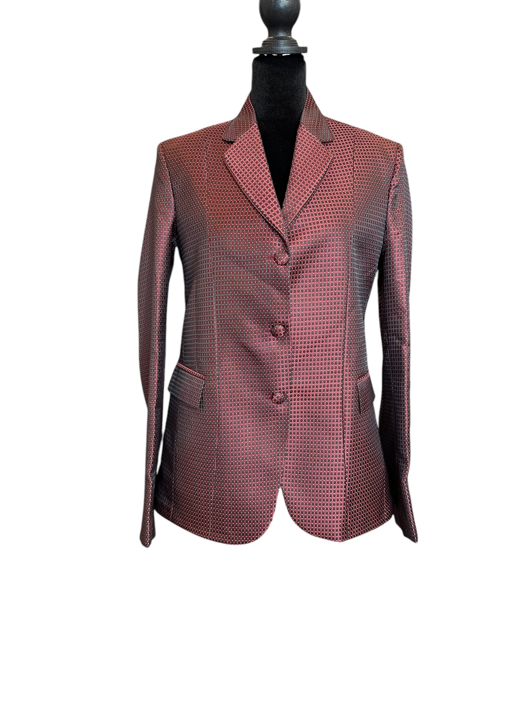 English Show Coat Burgundy *ONE ONLY*