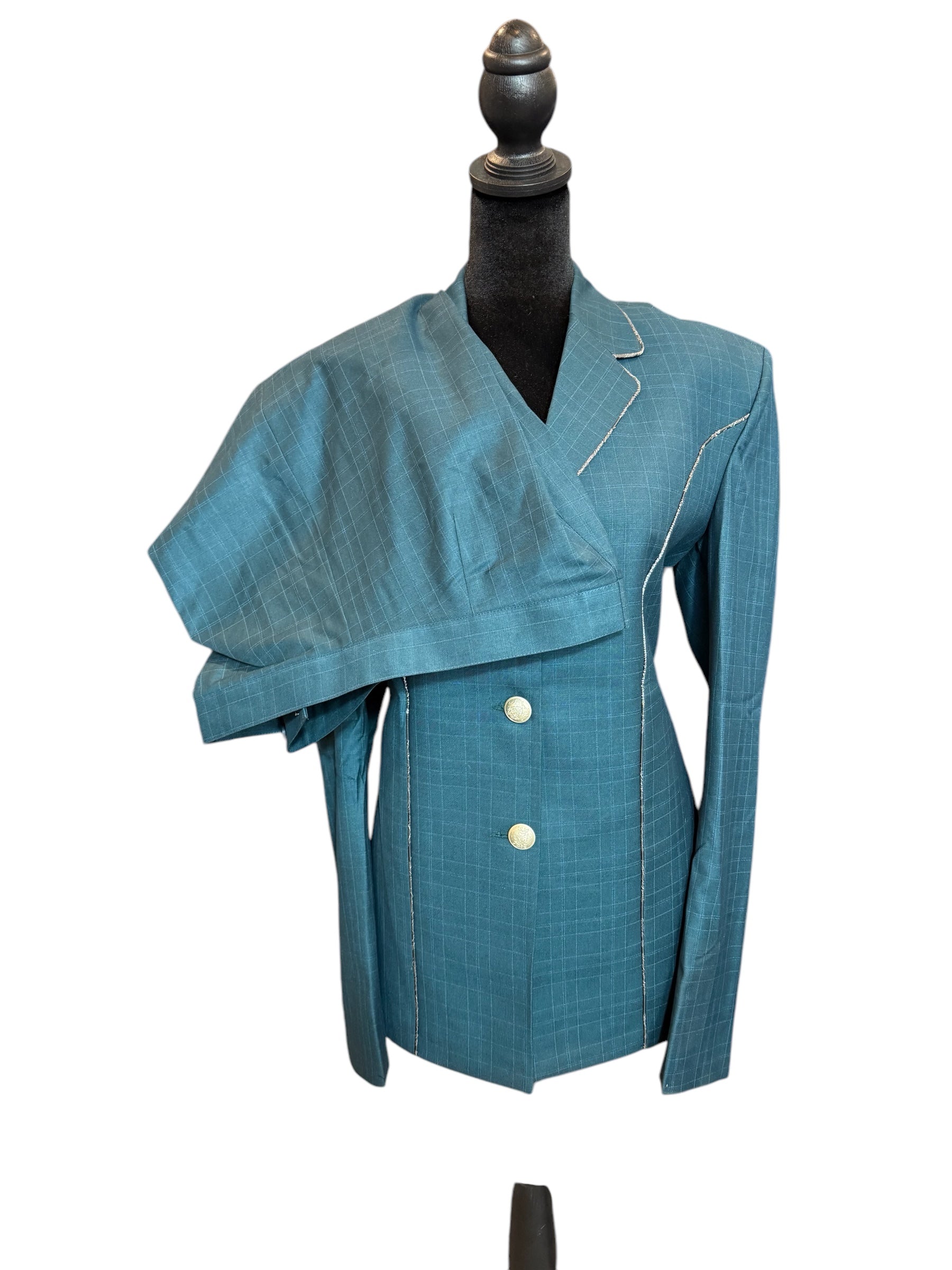 ‼️NEW‼️ Western Showmanship Suit “Spruce and Silver”