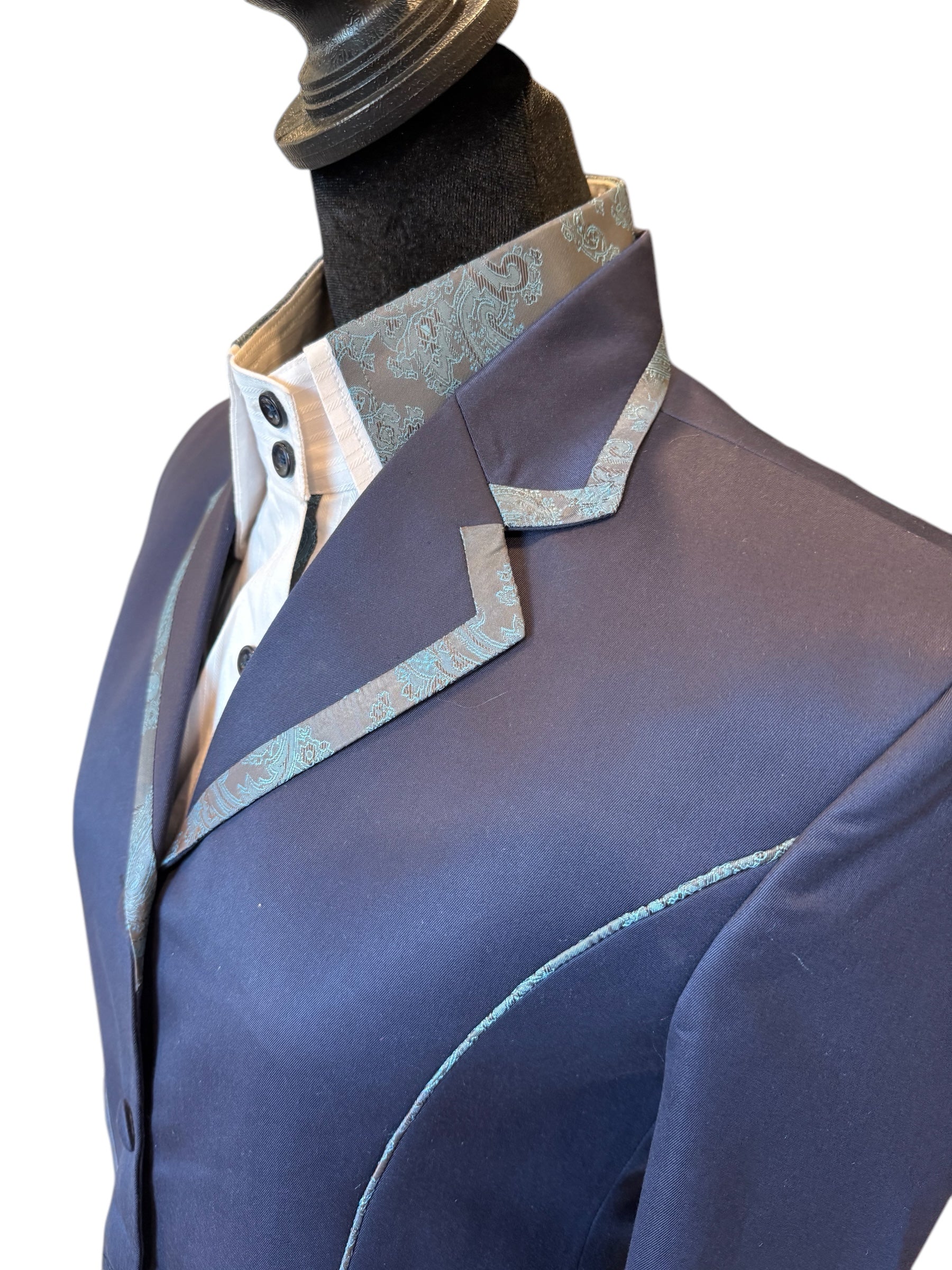Western showmanship Suit Navy with Paisley Accent “Set”