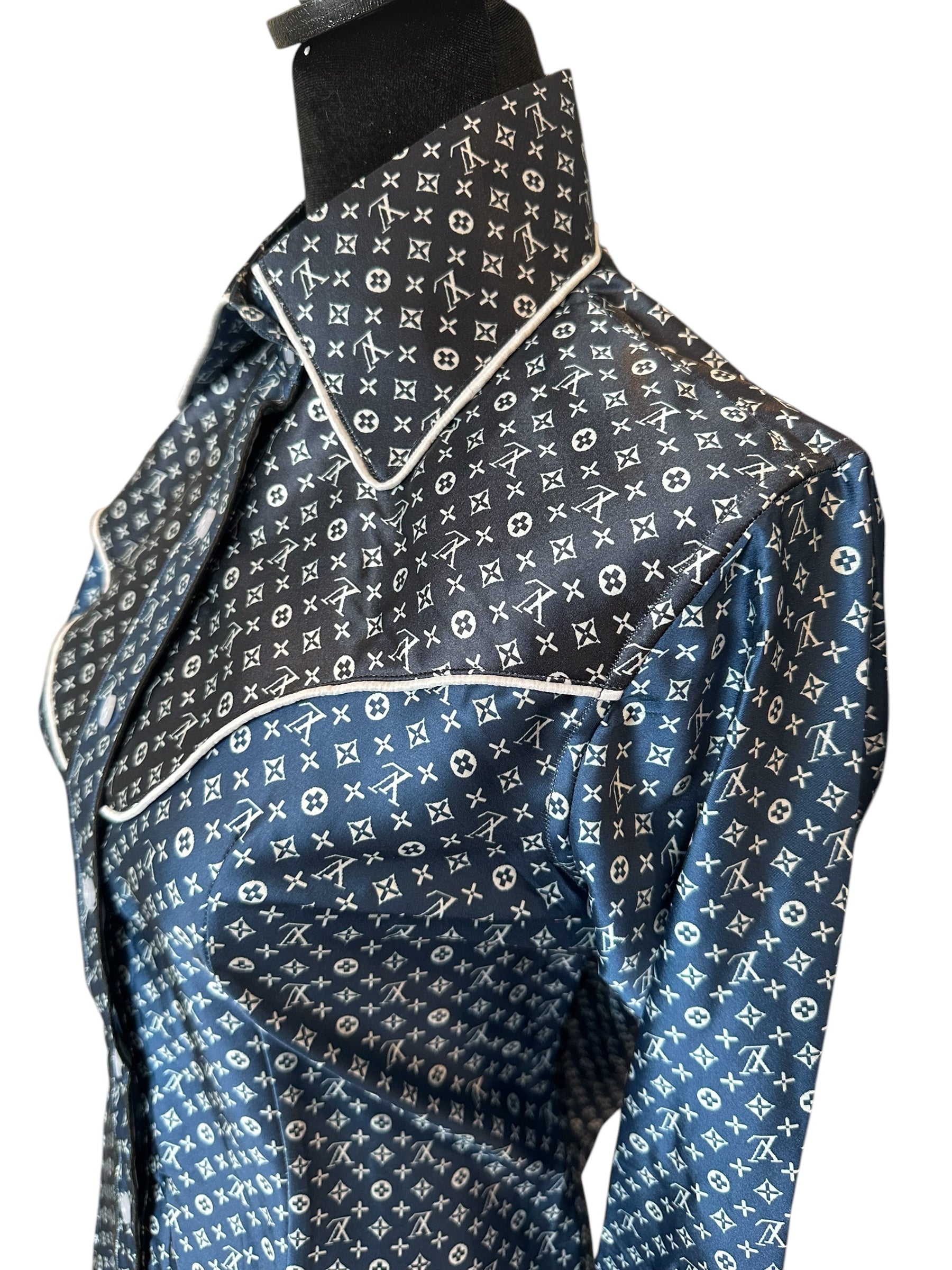 Western Ranch Shirt Satin LV’s