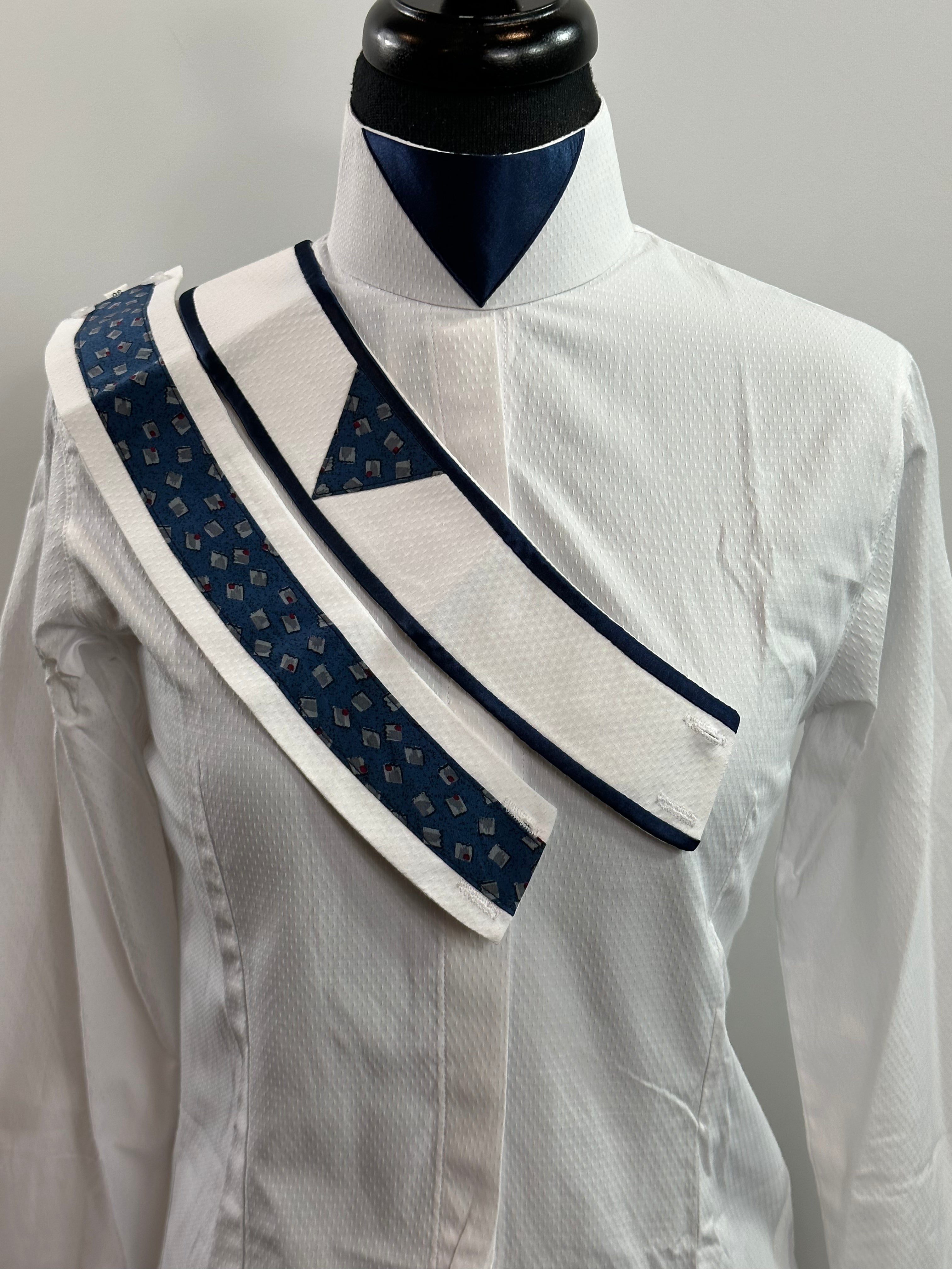 English Show Shirt White Fabric Code N100