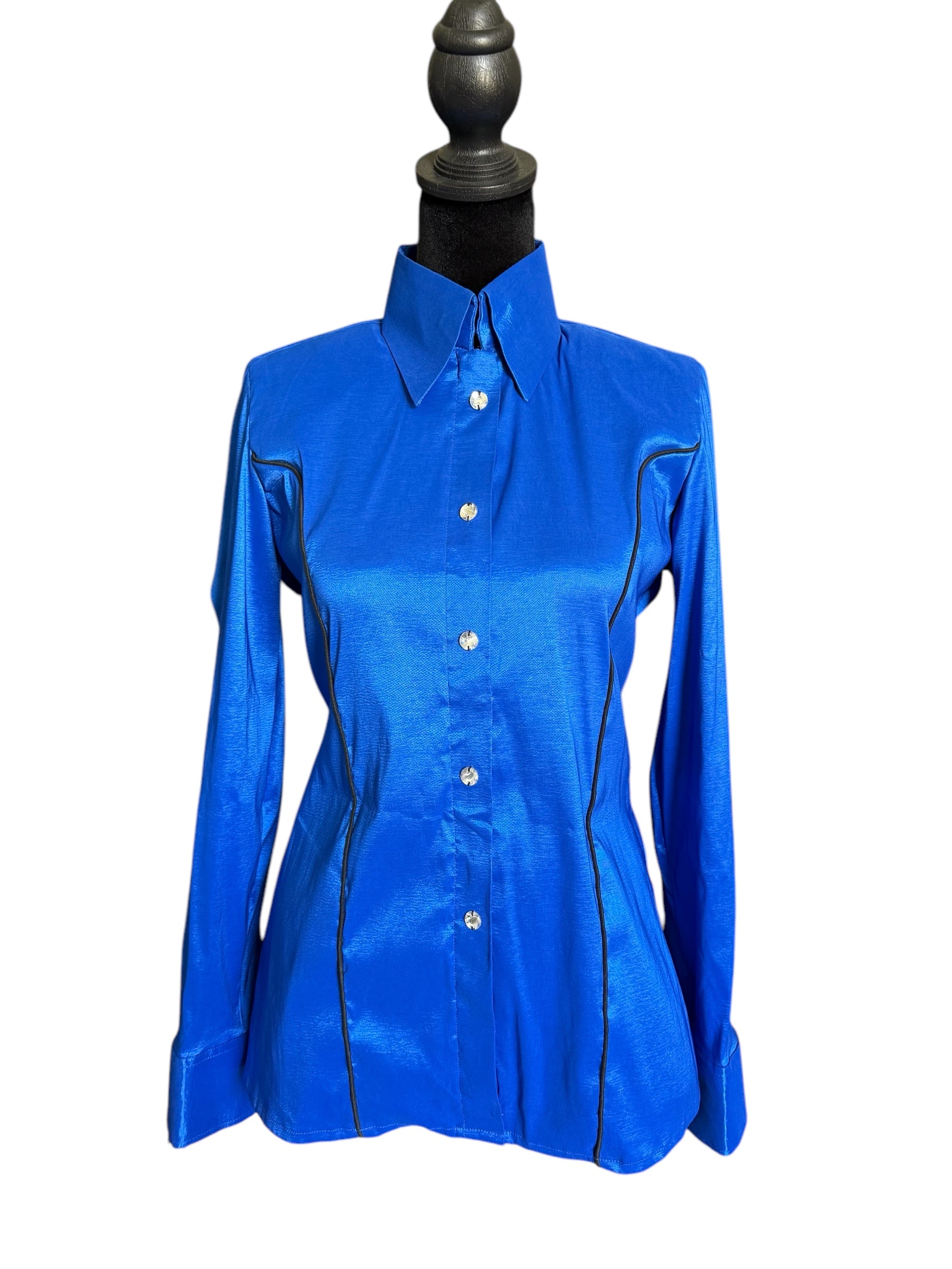 Western Hidden Zipper Stretch Taffeta