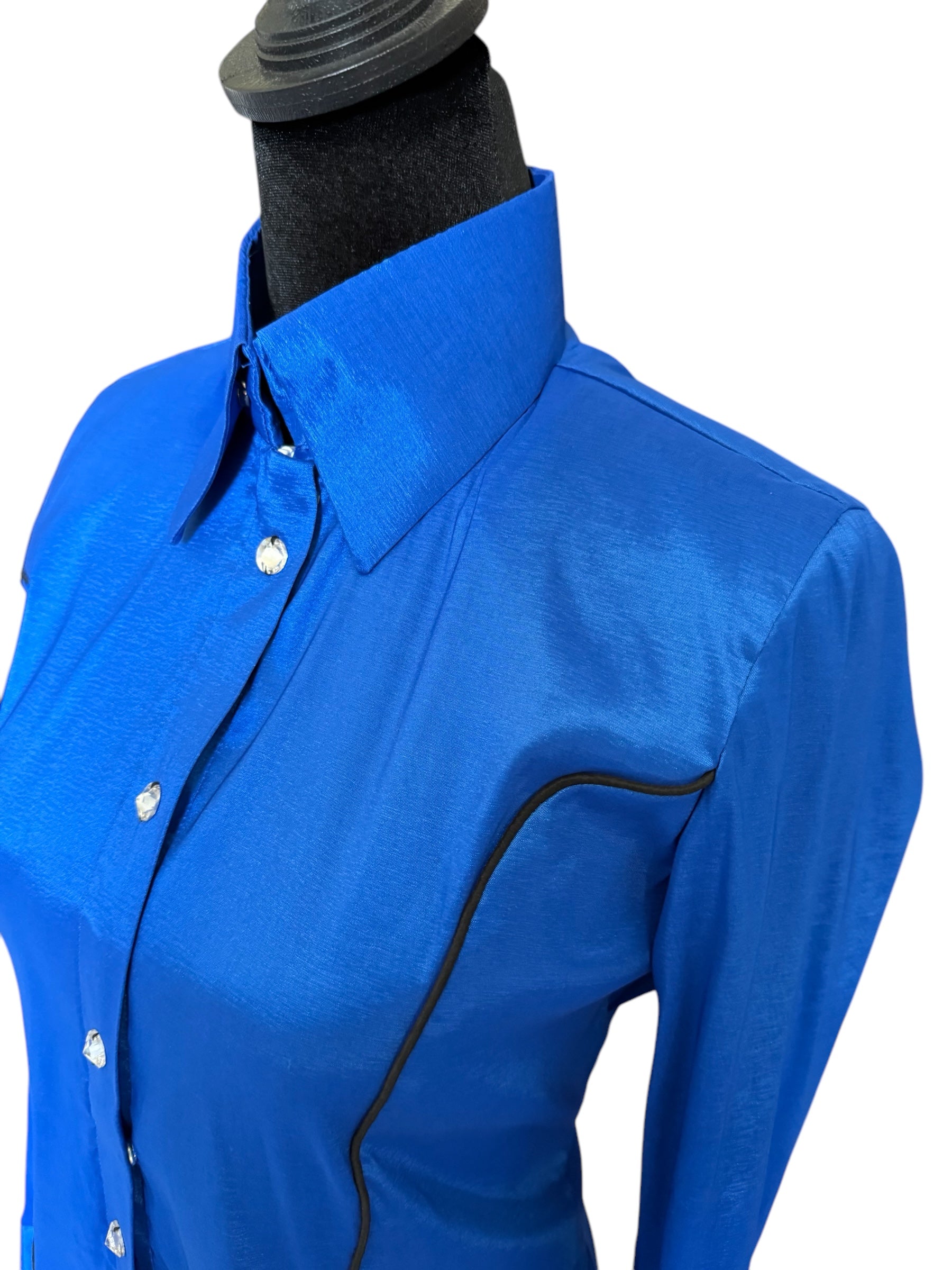 Western Hidden Zipper Stretch Taffeta