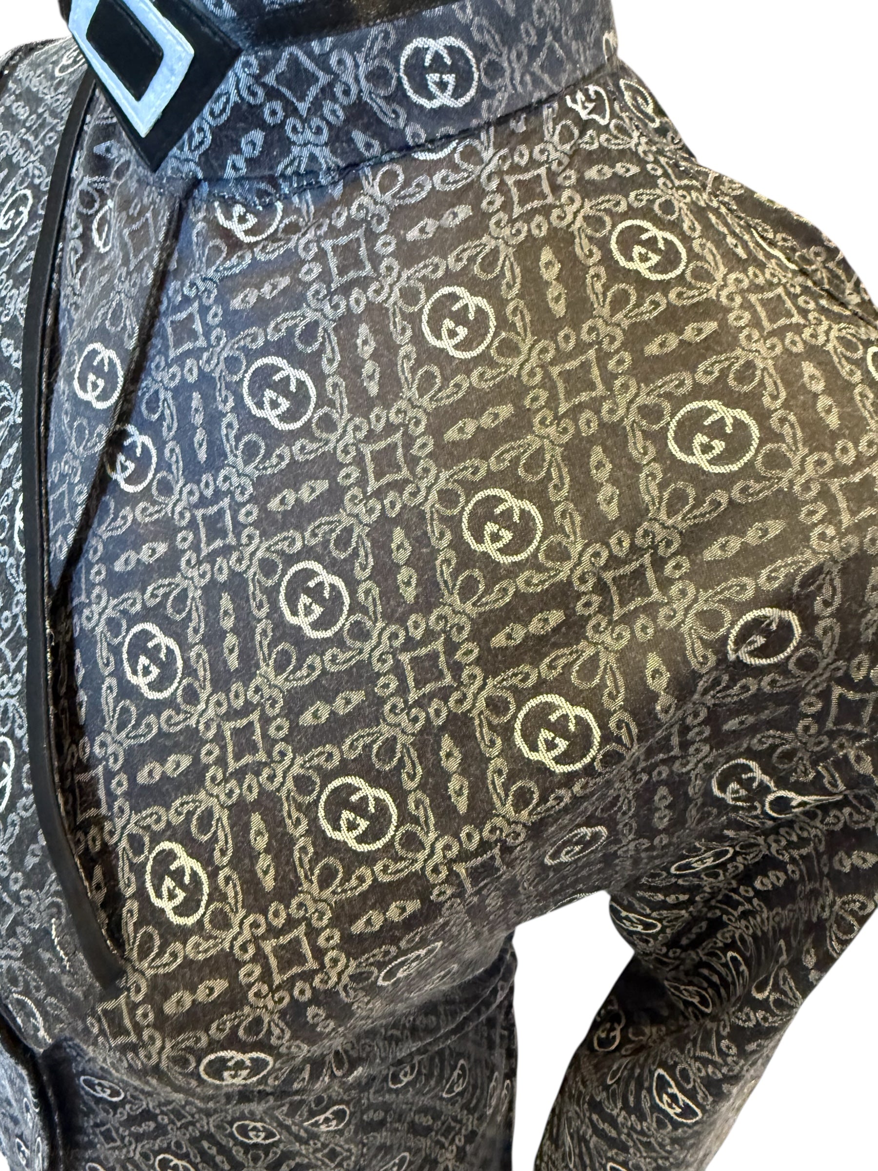 💥NEW💥English Show Shirt “GUCCI” print Fabric Code X11