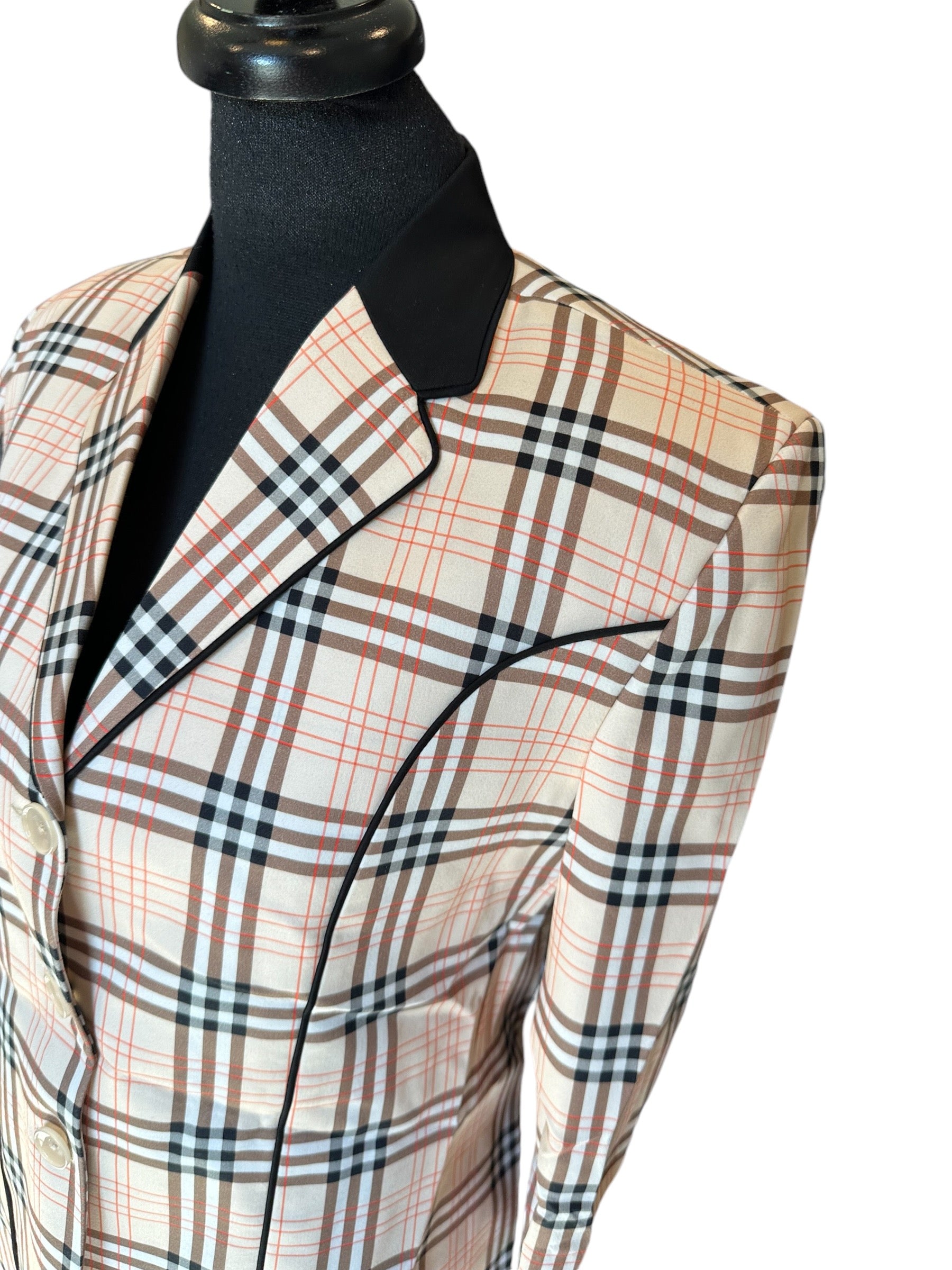 ‼️NEW‼️Halter Coat Burberry Plaid