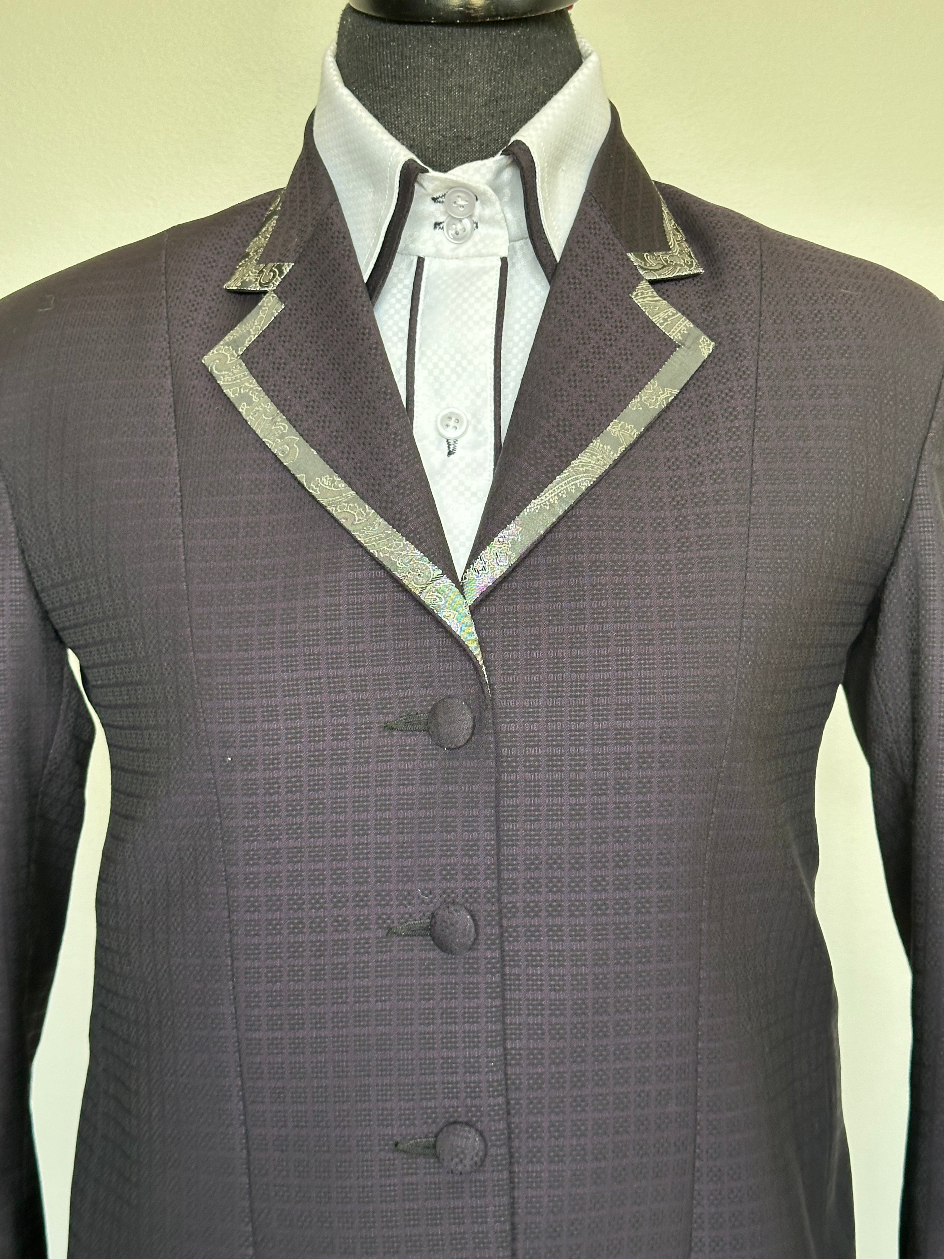 Western Showmanship Suit “SET” Plum with black undertones