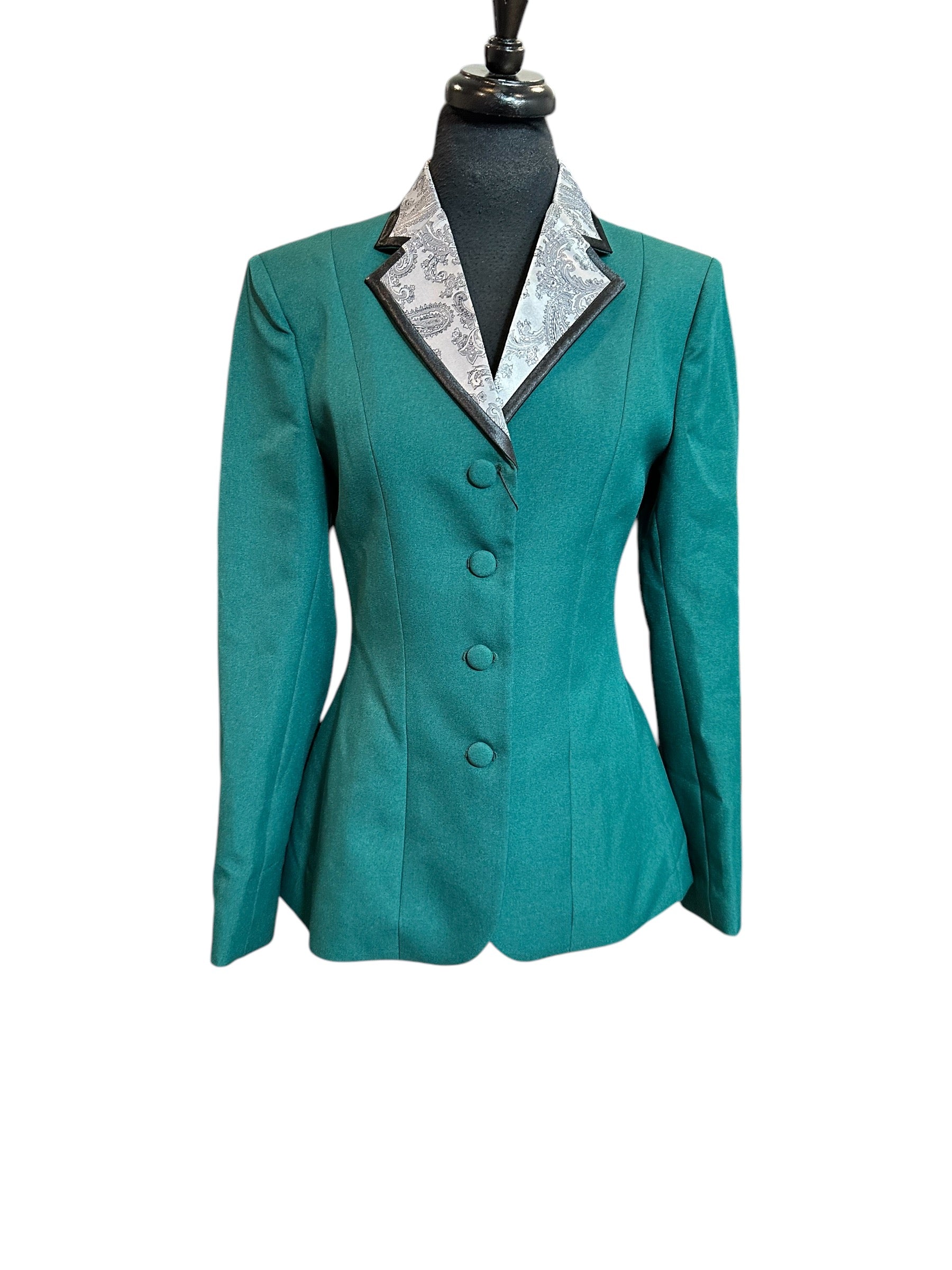 Western Showmanship Suit Hunter Green with Paisley