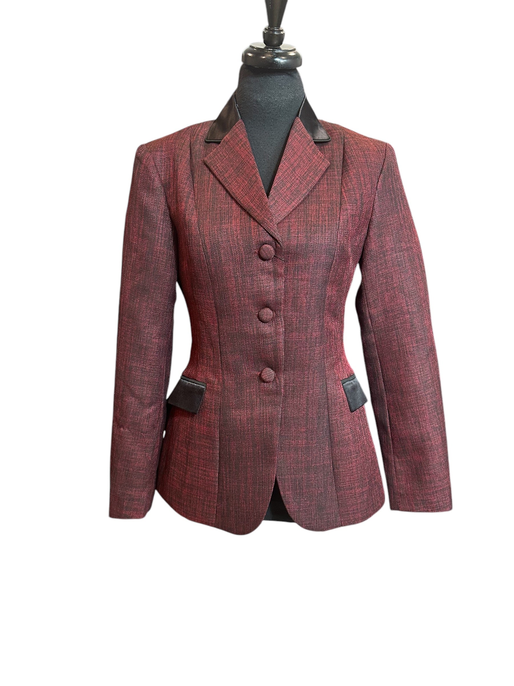 English Show Coat Red and Black