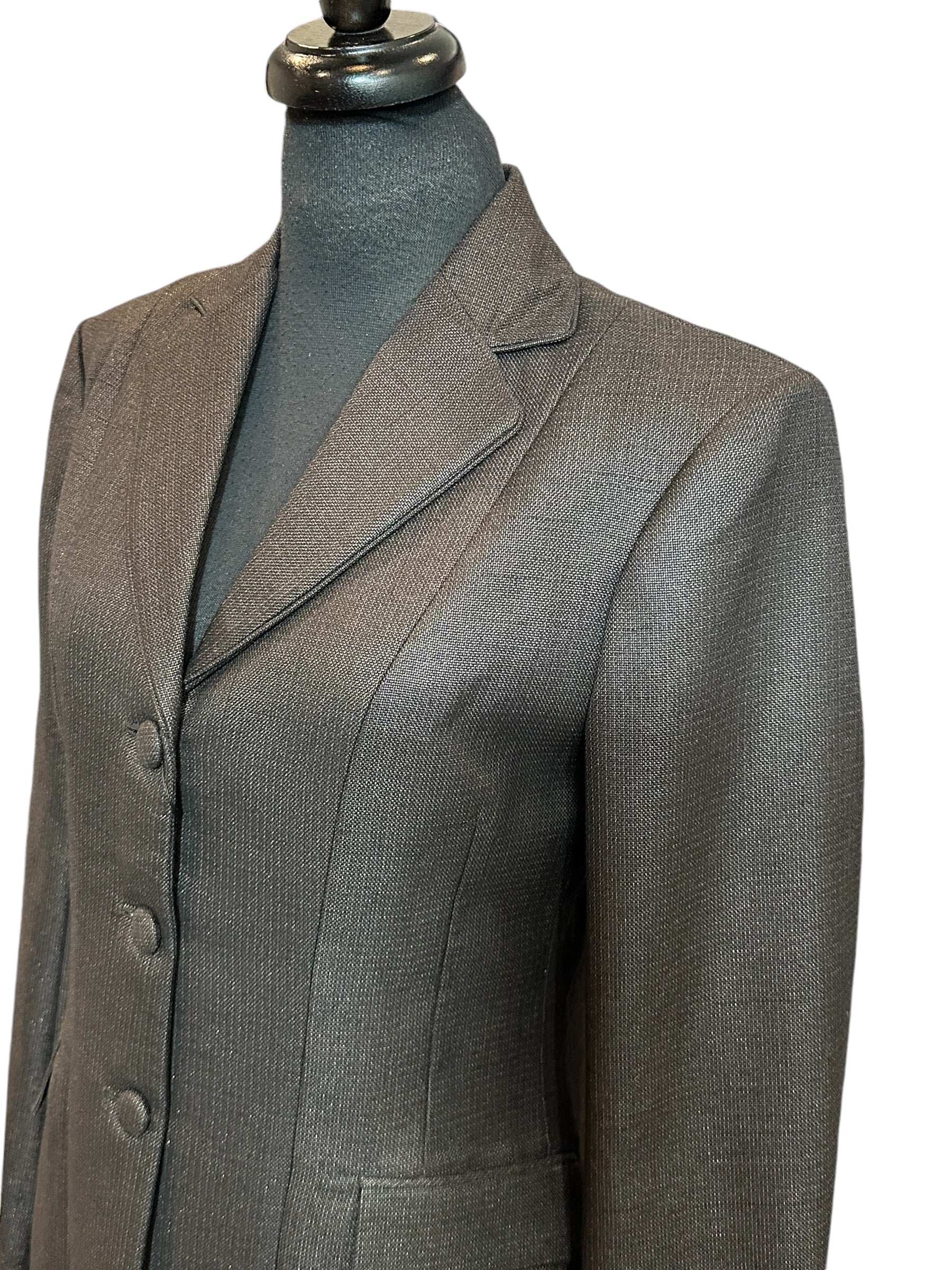 English Show Coat Chocolate Brown Fabric Code R311A