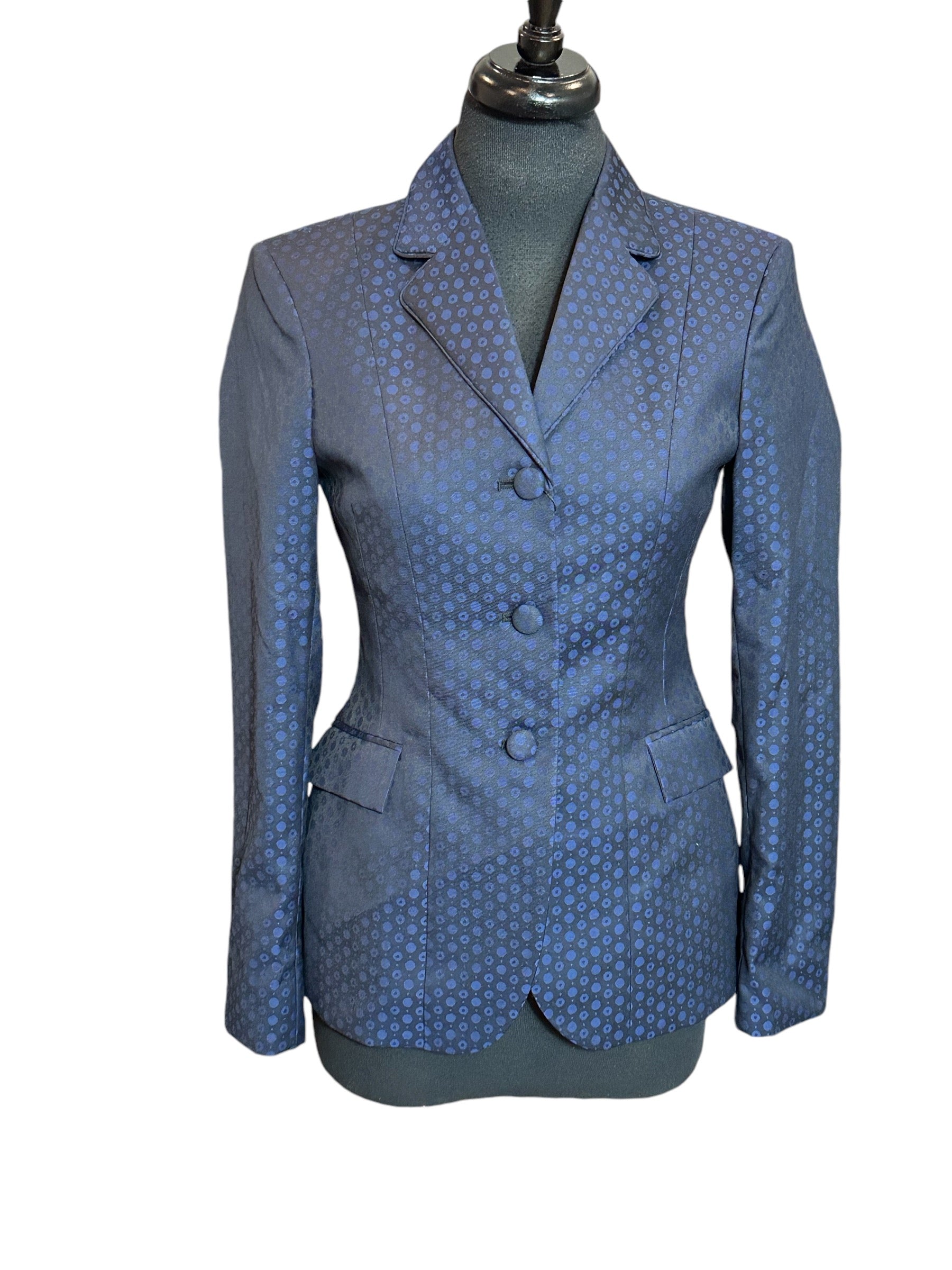 English Show Coat Navy and Blue Bubble “ONE ONLY”