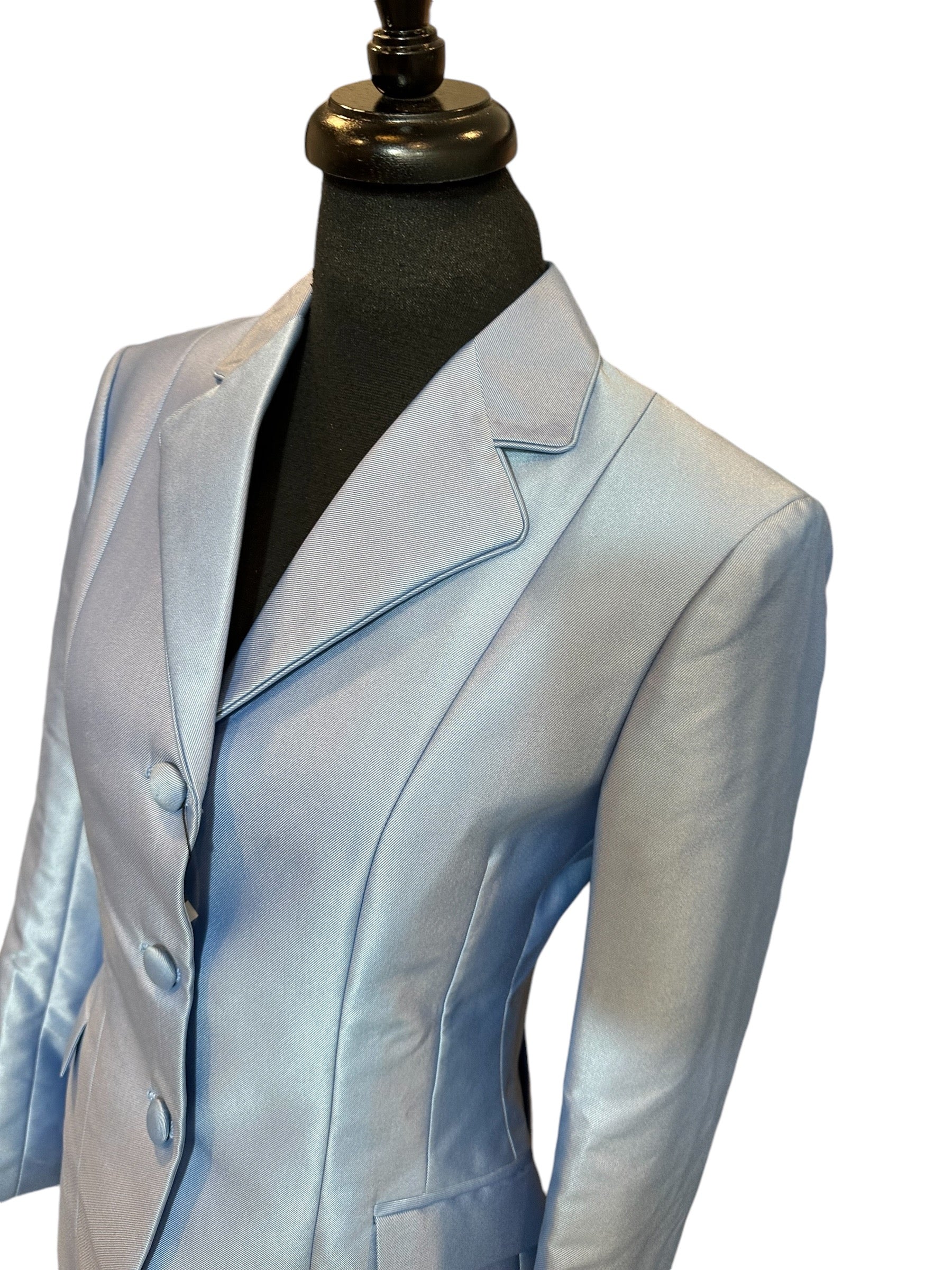 Halter Coat Light Blue Fabric Code R78