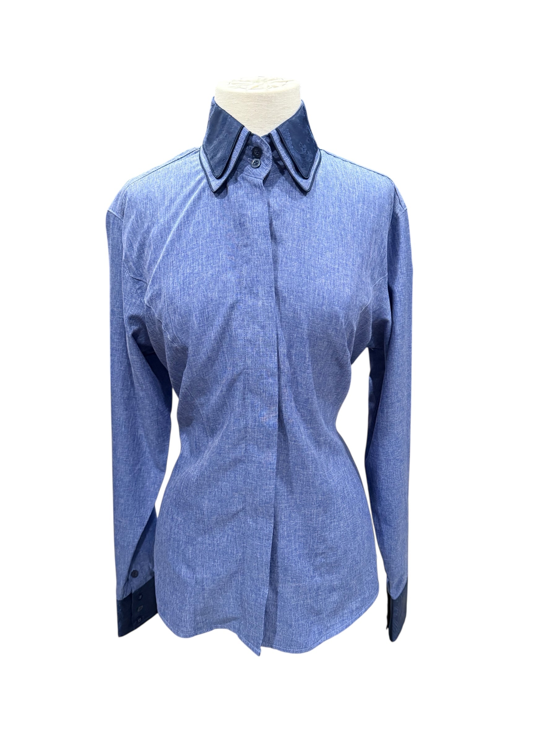 Western Button up with hidden zipper