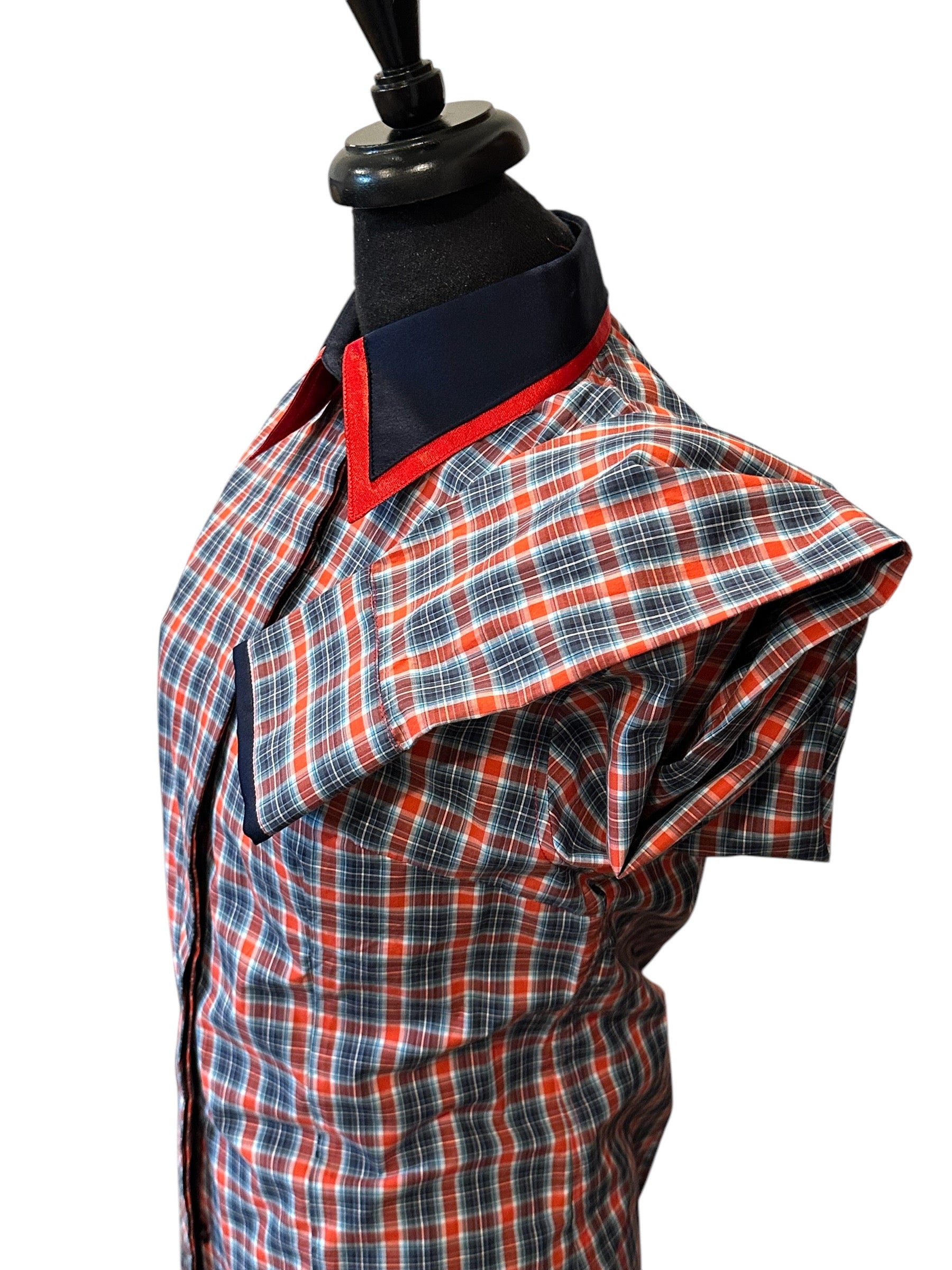 Western Button Up Plaid