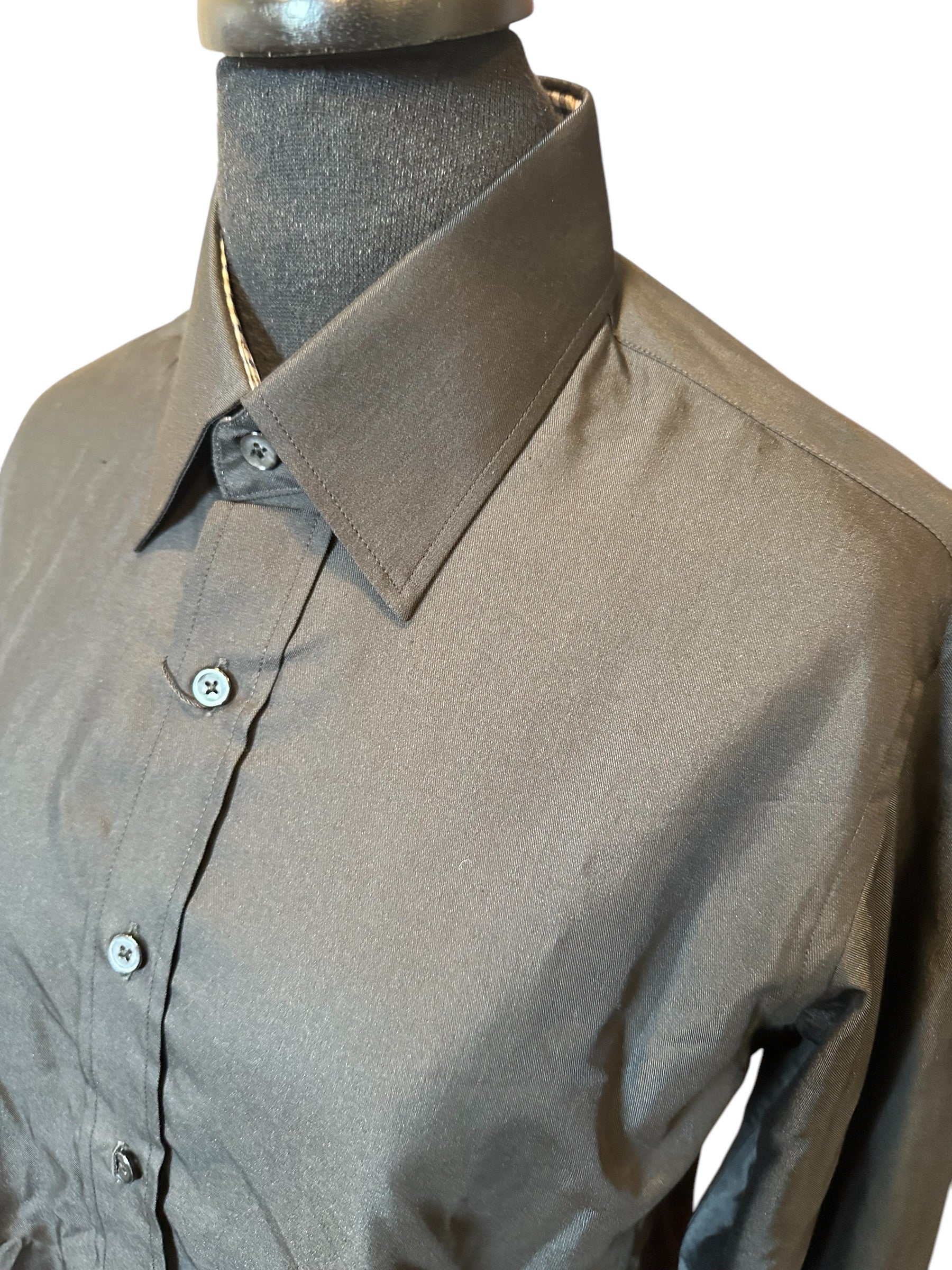 Men’s Western Button Up Jet Black