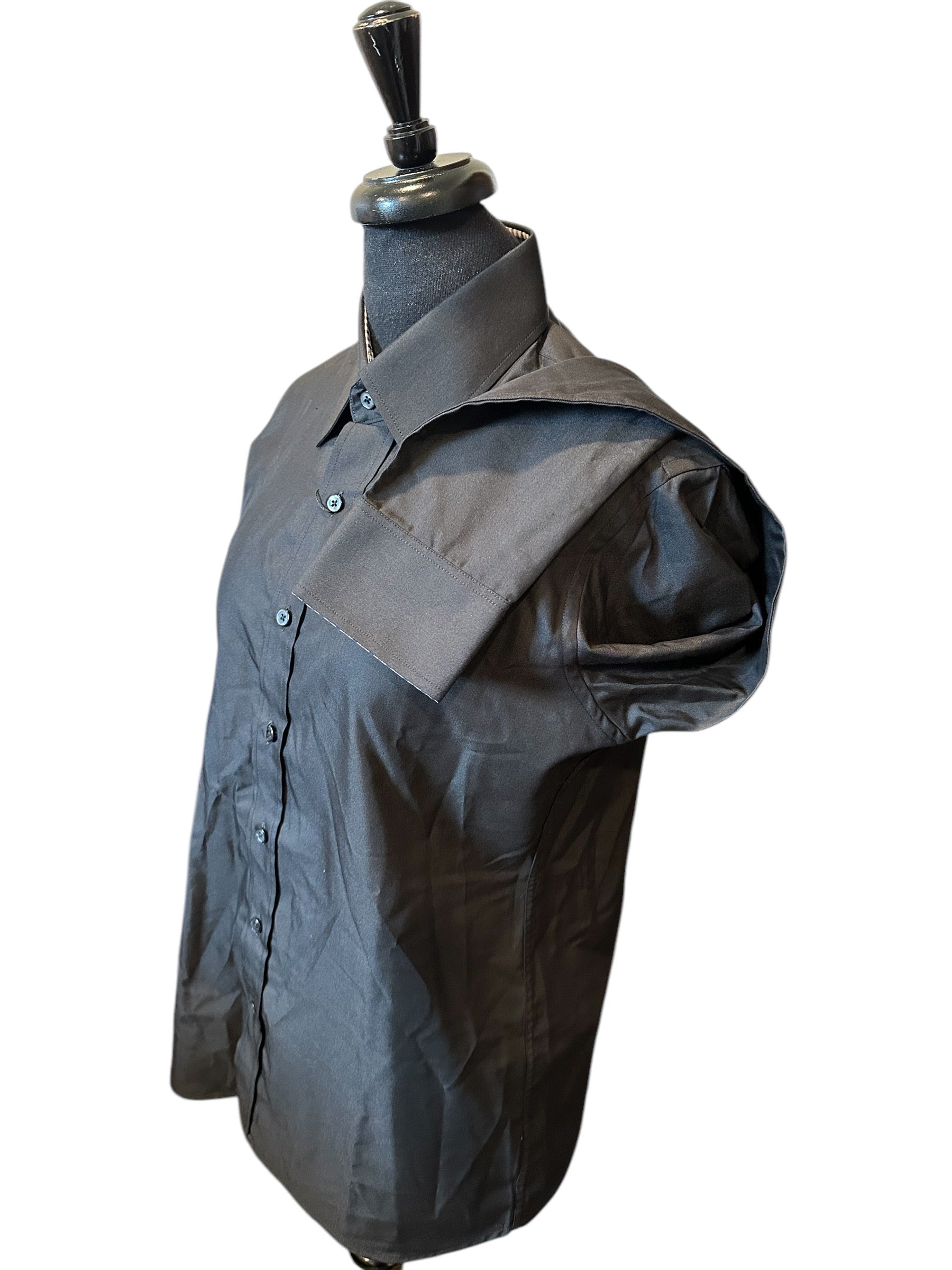 Men’s Western Button Up Jet Black