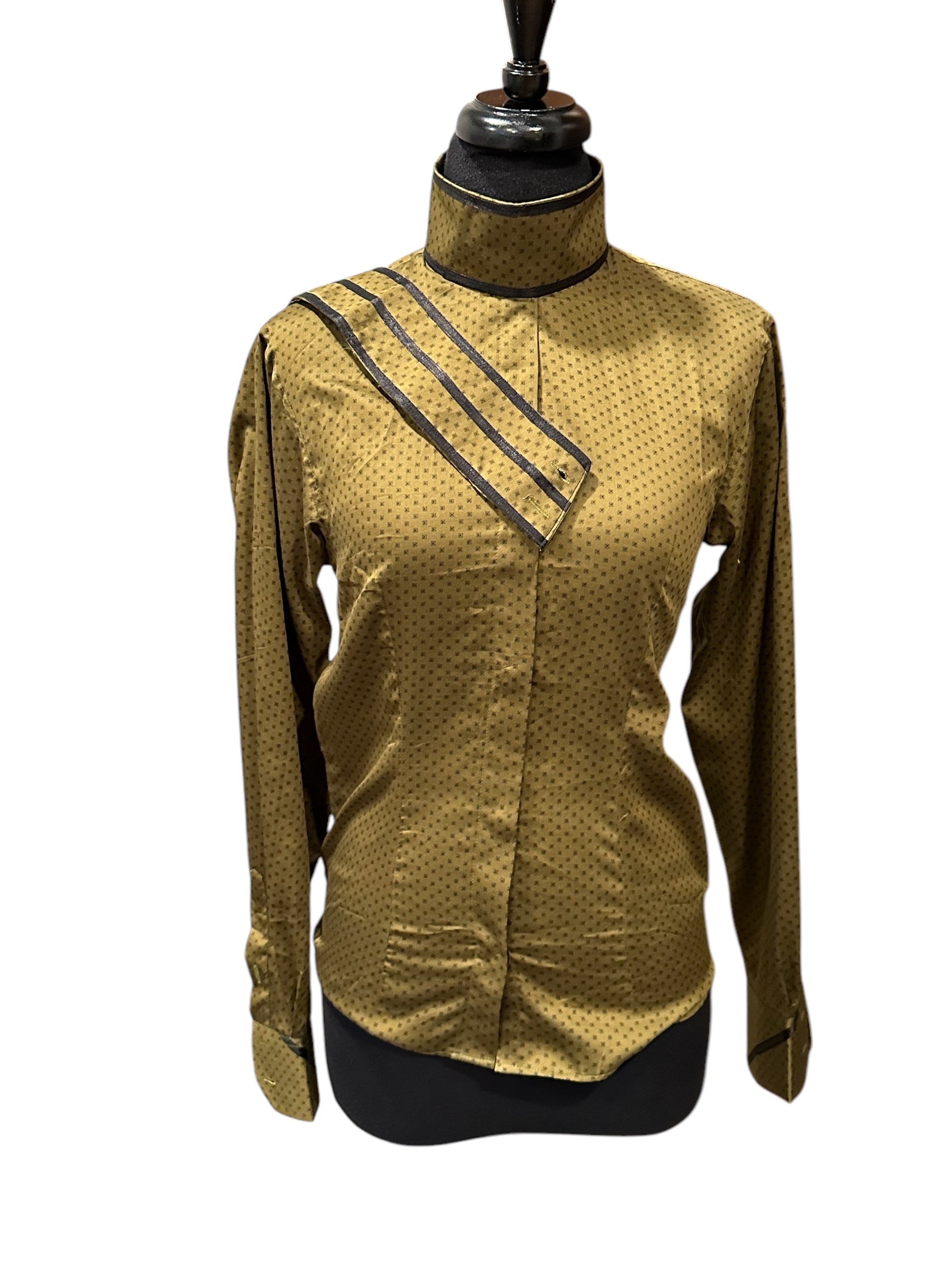 English Show Shirt Olive and Black
