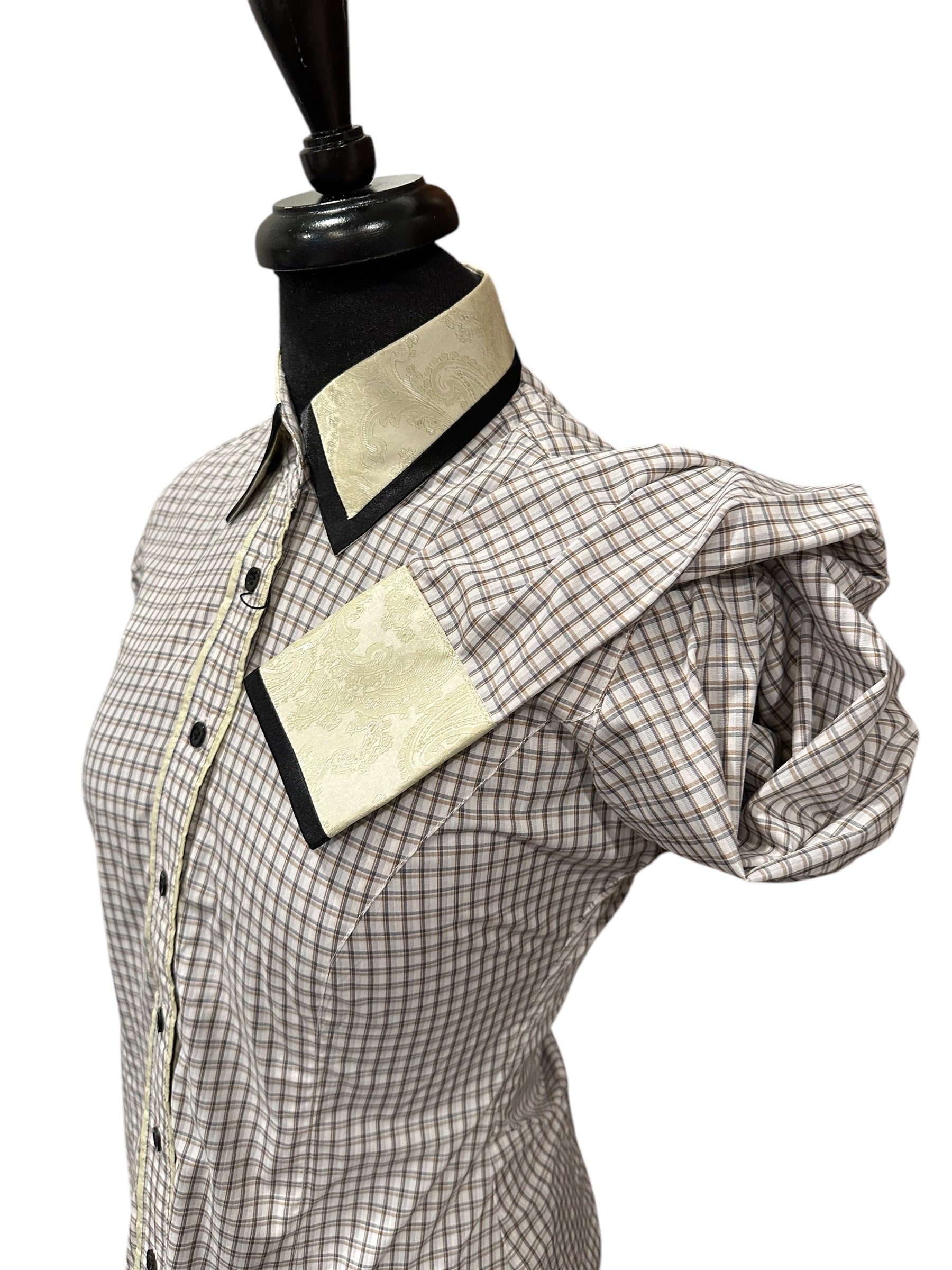 Western Button Up “Hidden” Zipper