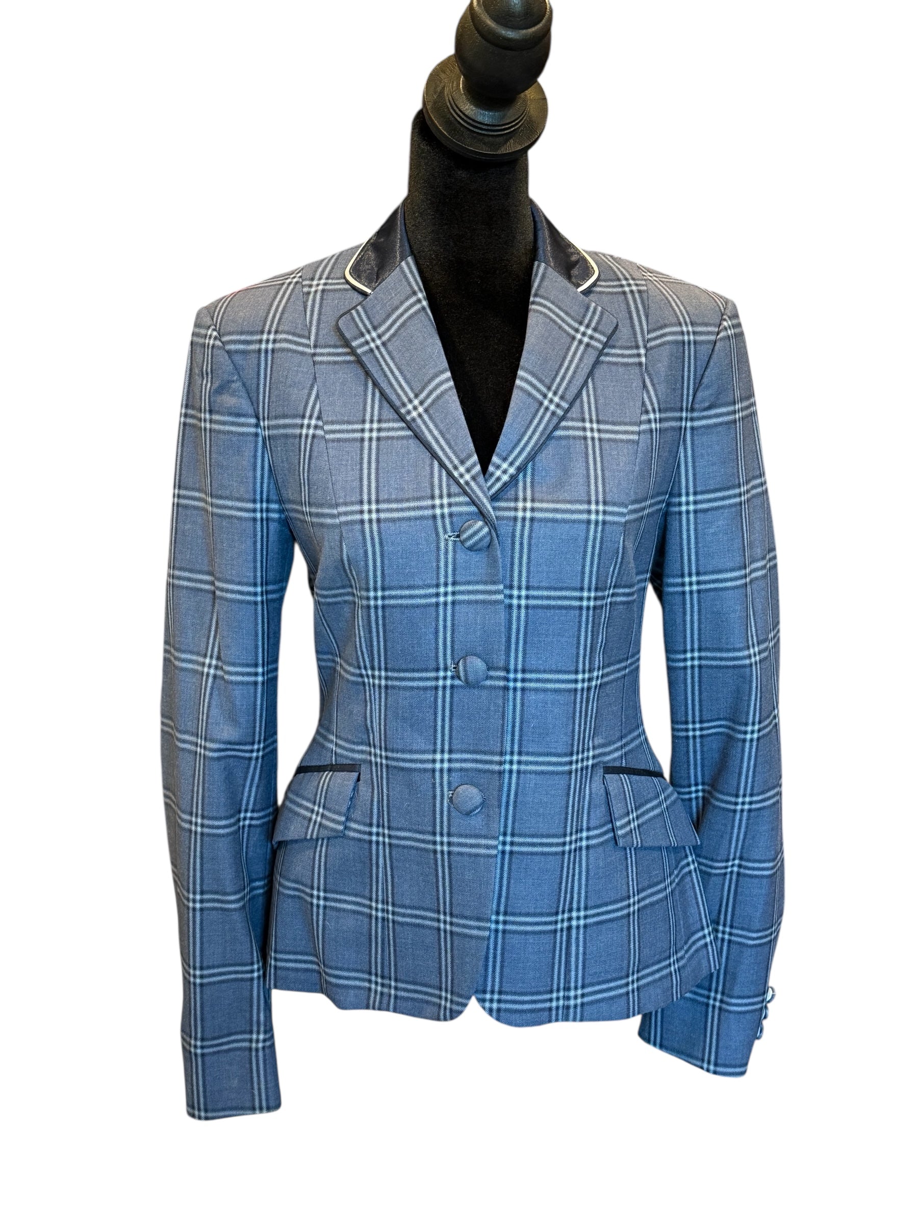 English Show Coat Plaid Fabric Code England