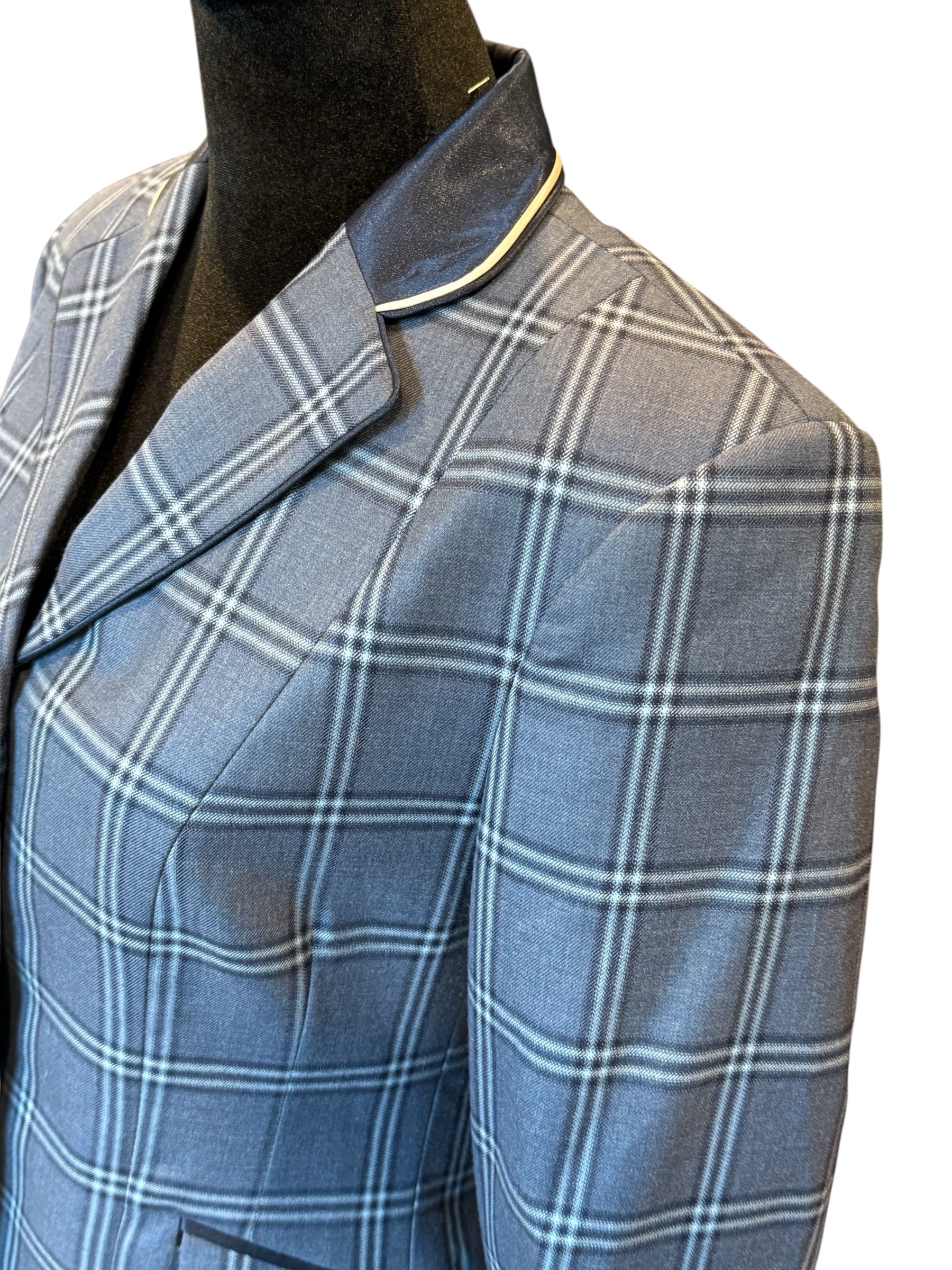 English Show Coat Plaid Fabric Code England