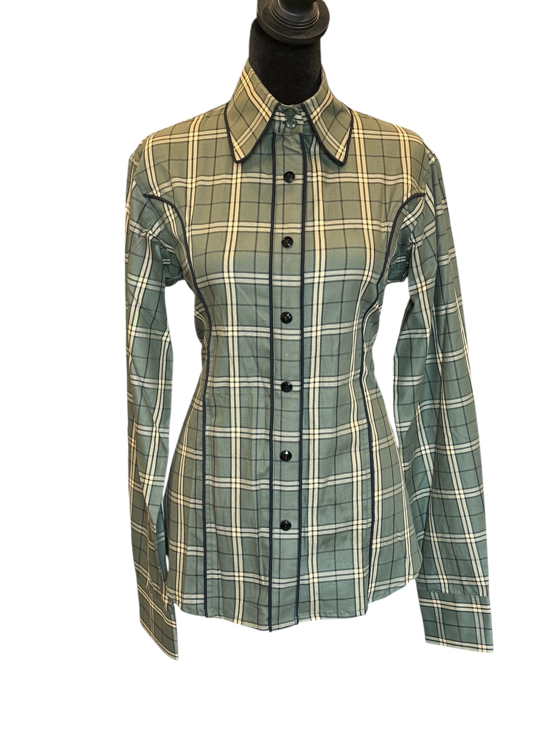 Western Button up with HIDDEN ZIPPER