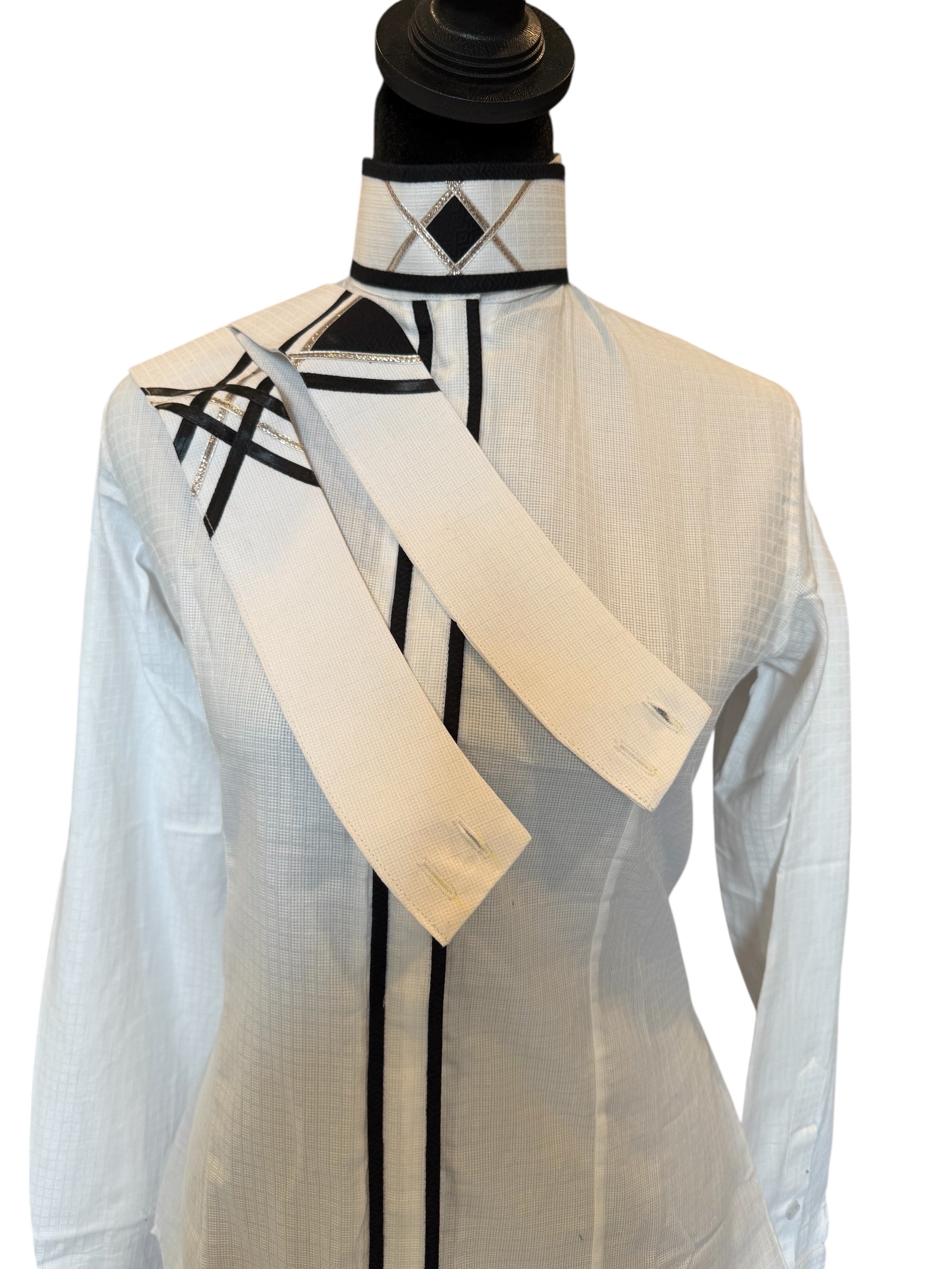 English Show Shirt “HIDDEN Zipper” Fabric Code INDJUL141 💥NEW💥