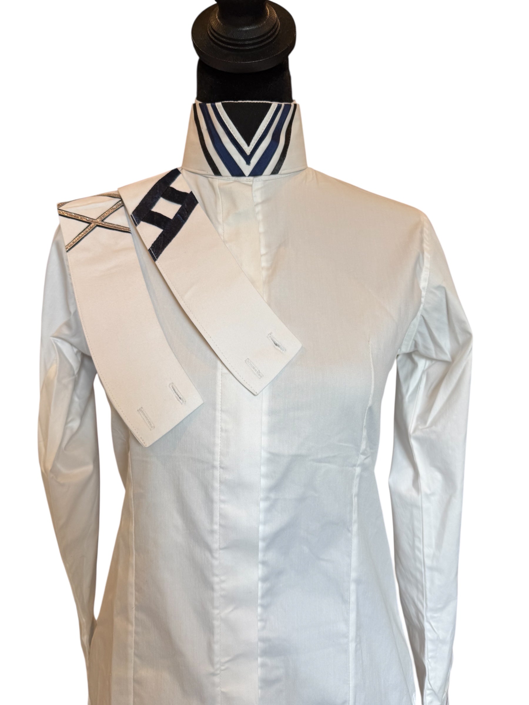 English Show Shirt “Hidden Zipper” fabric code INDJUL144 💥NEW💥