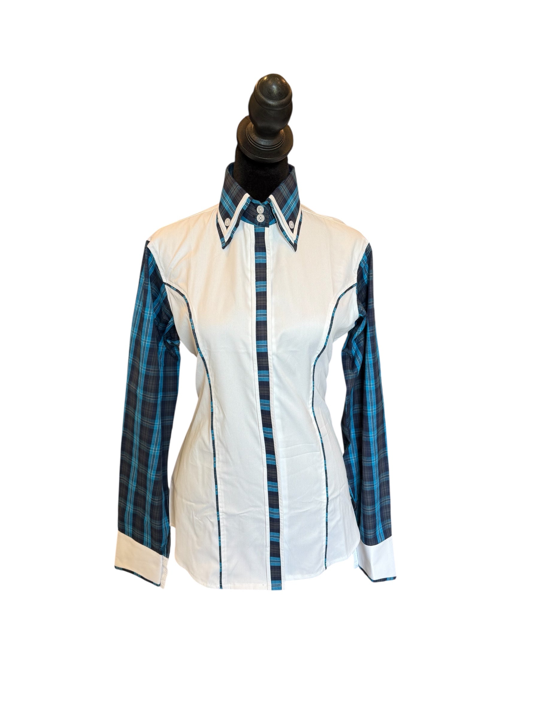 Western Button Up with Hidden Zipper “NEW” Cuff and Collar Design