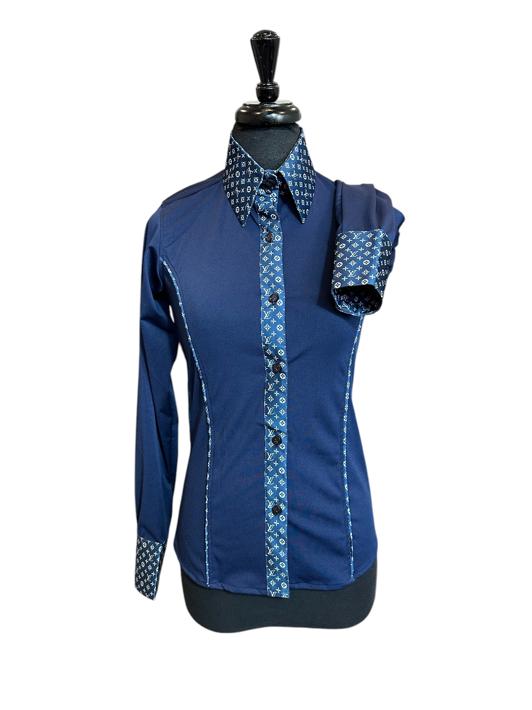 Western Button up with “Stretch” LV accents