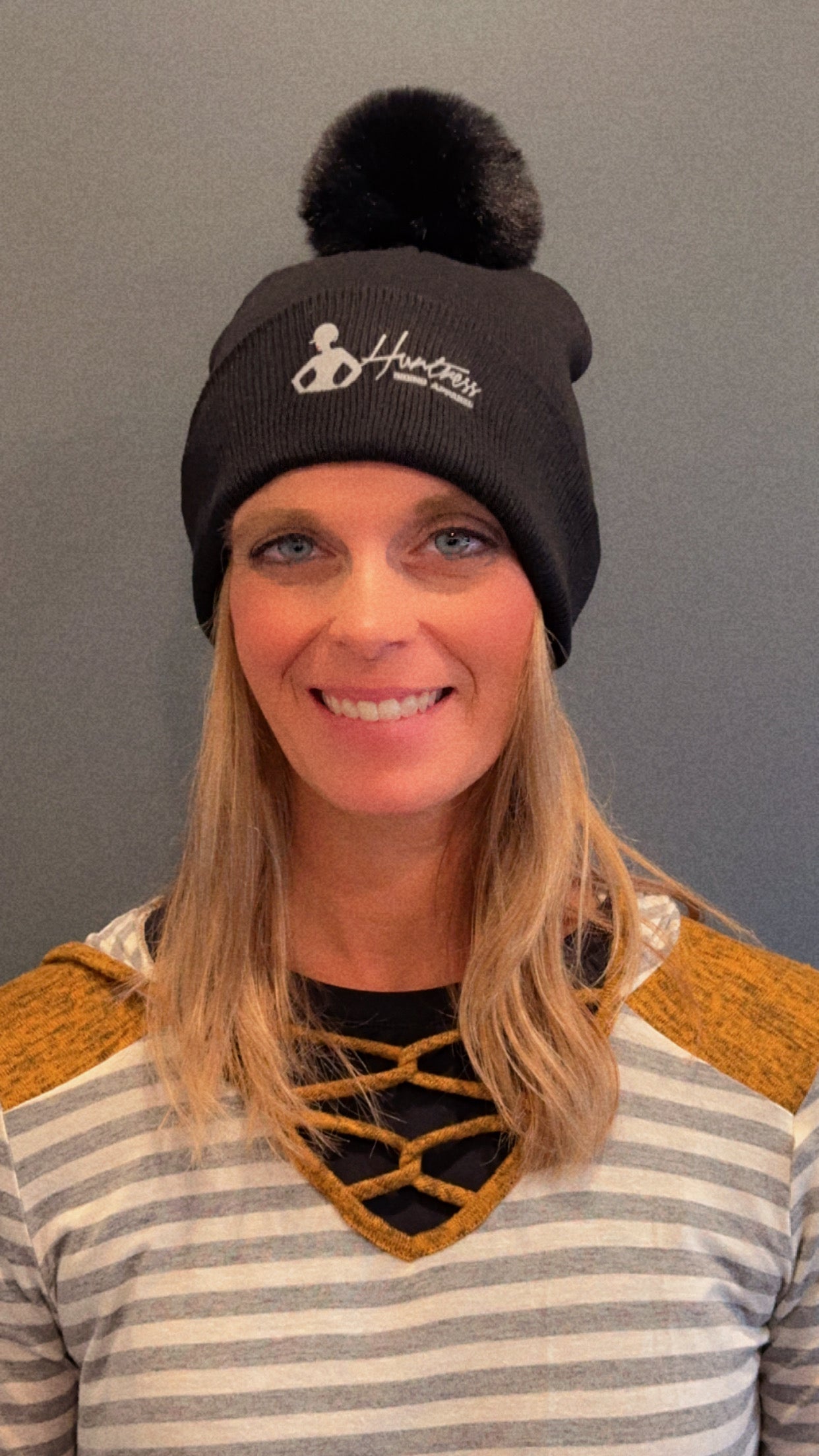 Huntress Winter Hats with PomPom