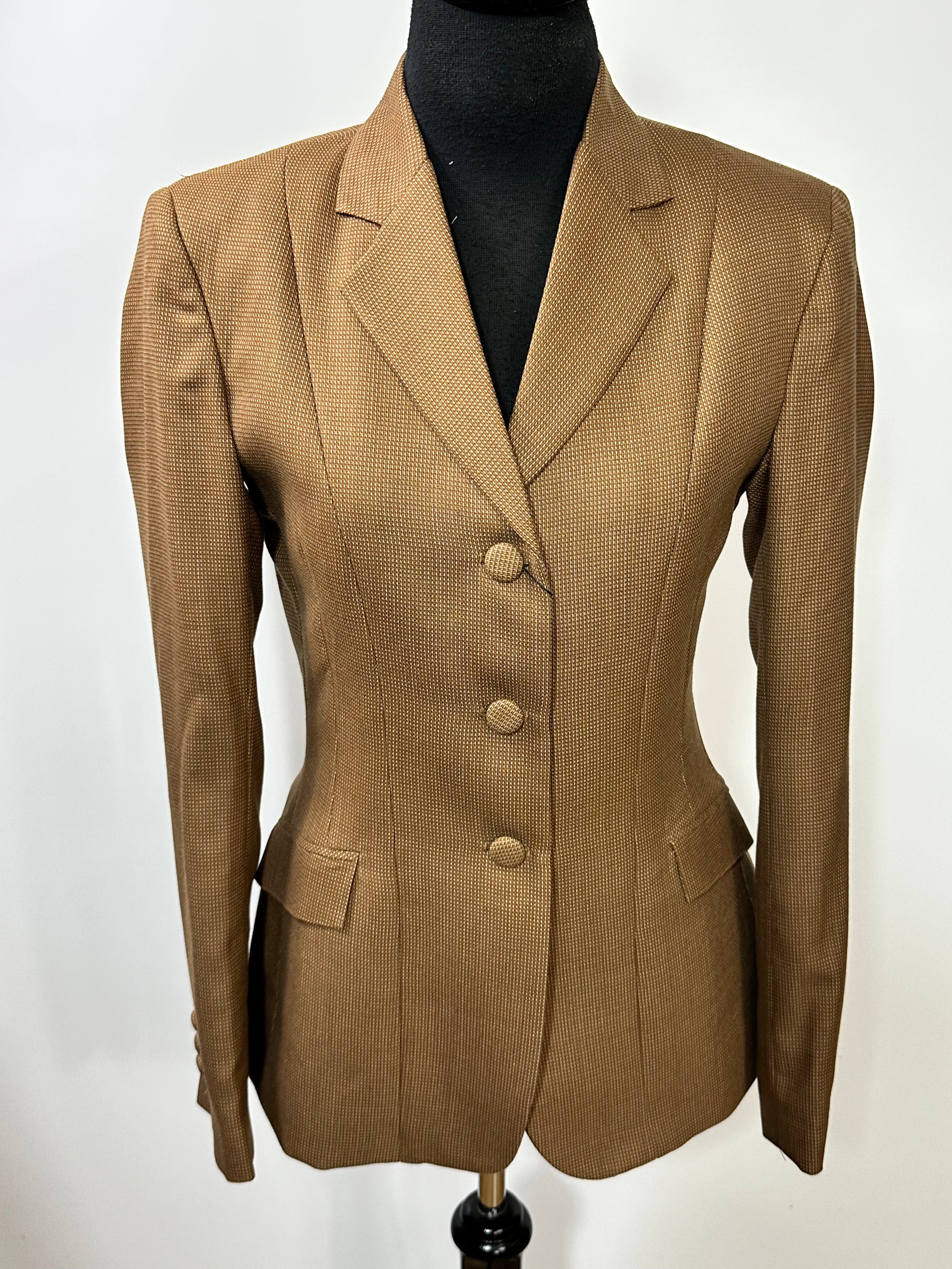 English Show Coat Carmel Fabric Code MD6A32690 One Only