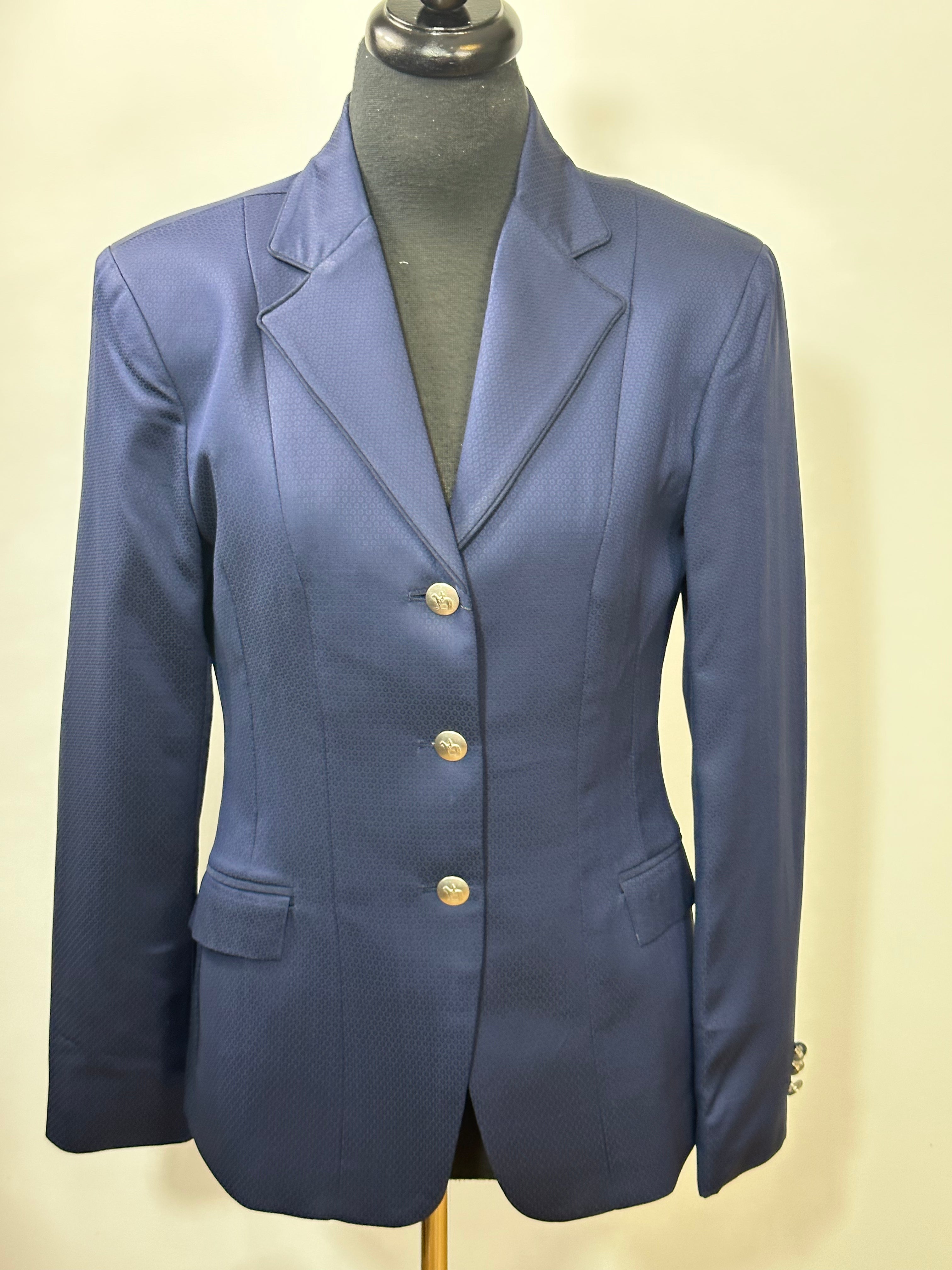 English Show Coat Navy Self Design 5155501-150
